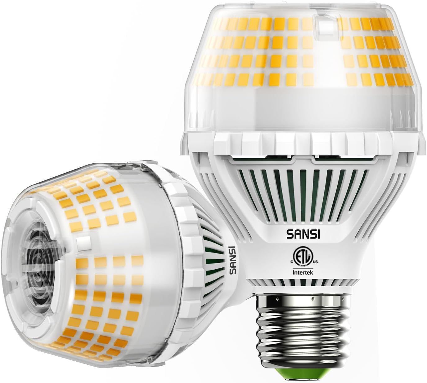 Sansi 300W Equivalent A19 Led Light Bulb, 5000 Lumens E26 Led Bulb With Ceramic Technology, 3000K Soft Warm Non-Dimmable, 25,000