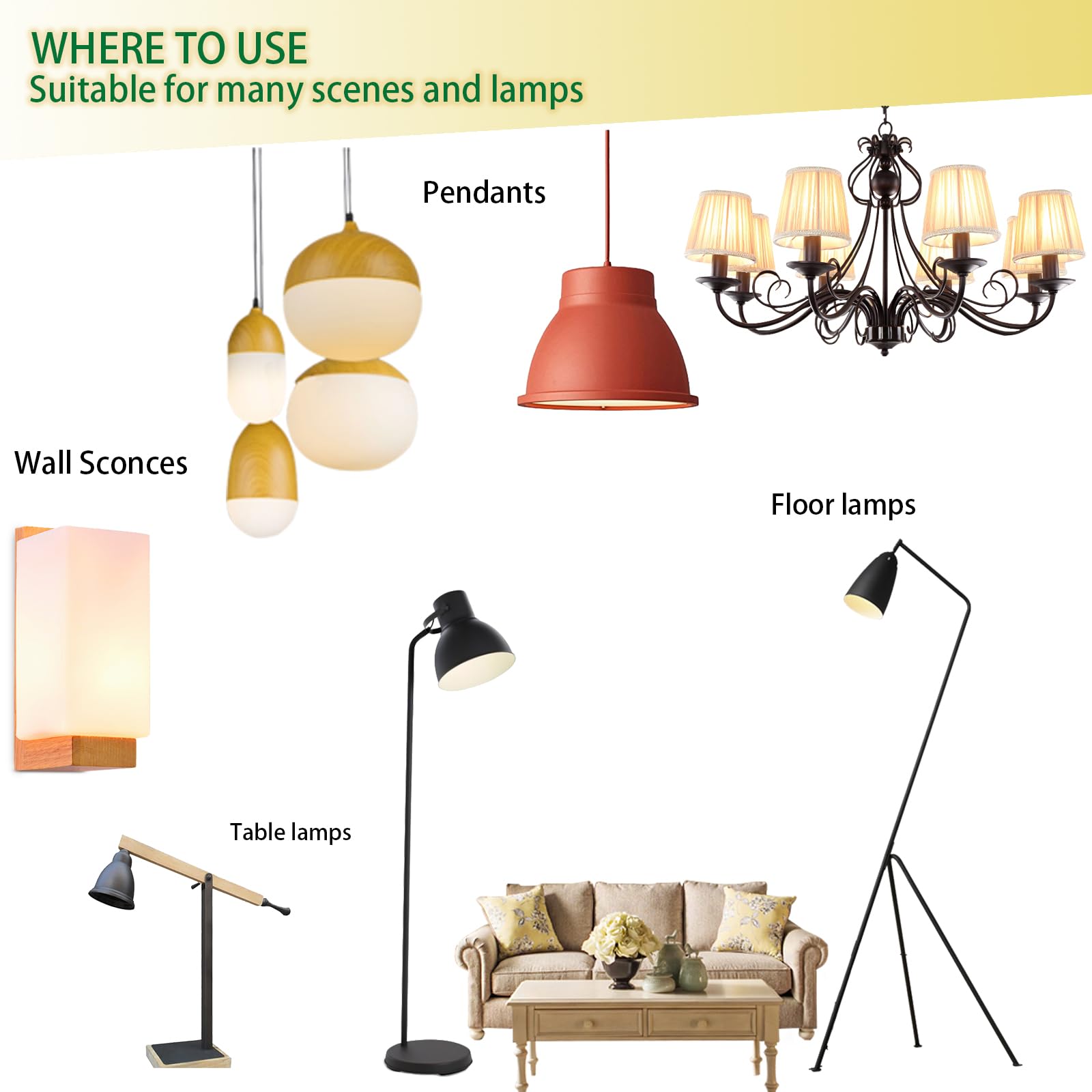 HAONIULED E12 LED Bulb, 10W Non-Dimmable, 1100 Lumens, 4000K Natural White, 3 Pack