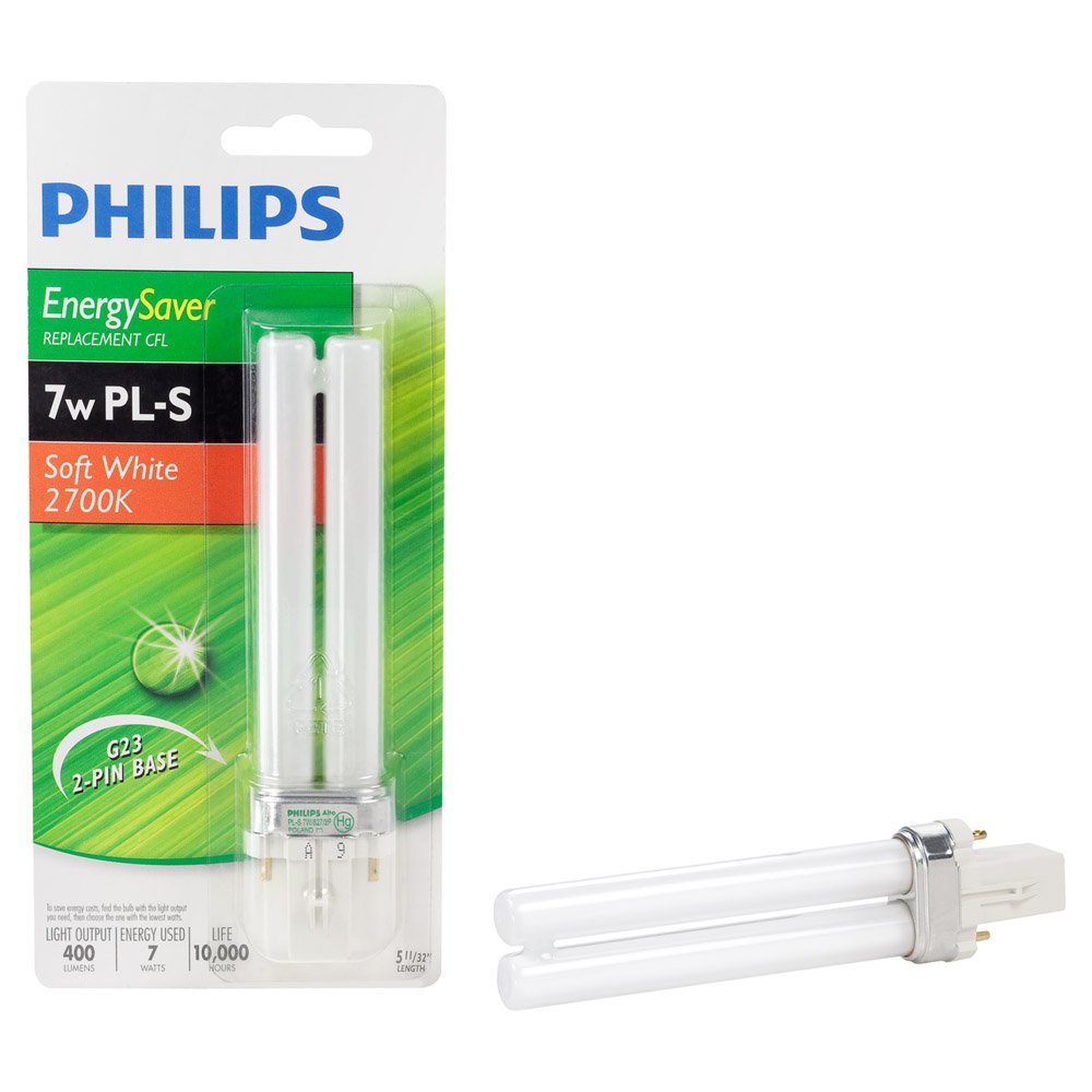 Philips 230227 7-Watt Pl-S 27K Compact Fluorescent