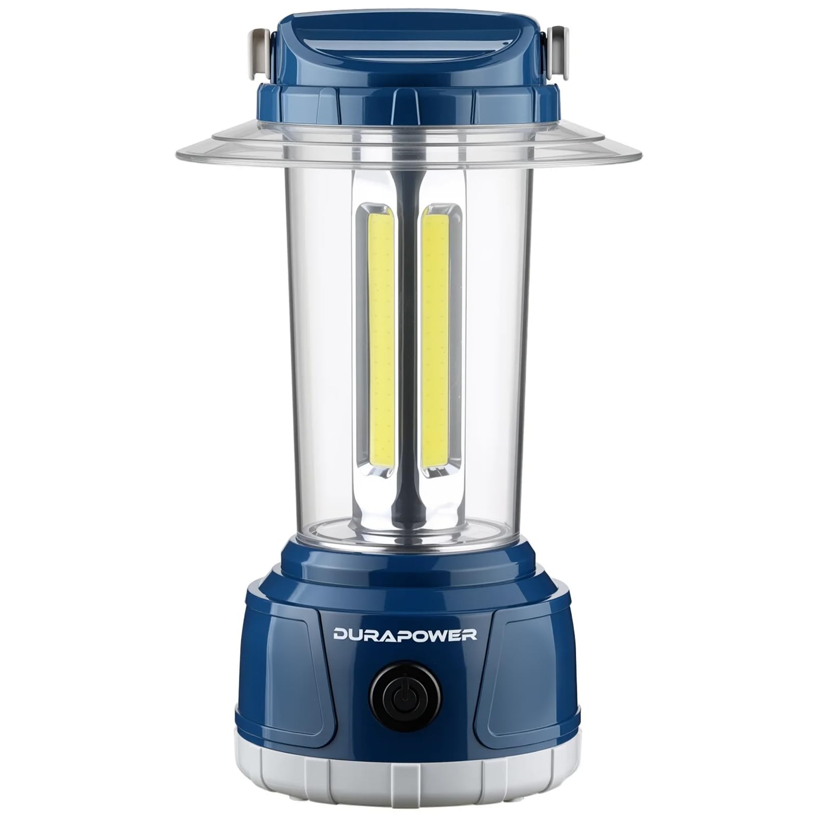Durapower LED Camping Lantern 2000 Lumen, Rechargeable, 5 Modes, 4000 mAh, IP44 Waterproof, Blue, Model AM20-1363