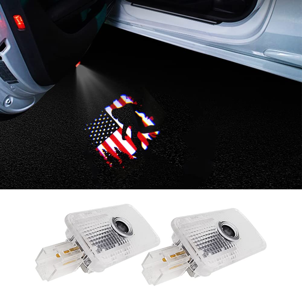 uunonaha LED Car Door Logo Lights Projector for Forester 05, Compatible with Outback, Legacy, Ascent - Puddle Lamp, ABS Material