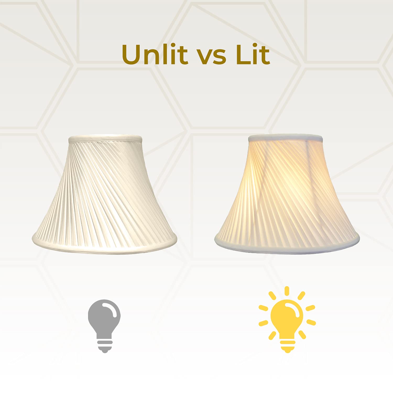 Royal Designs Bs-717-14Bg Twisted Pleat Basic Lamp Shade, 6 X 14 X 11, Beige