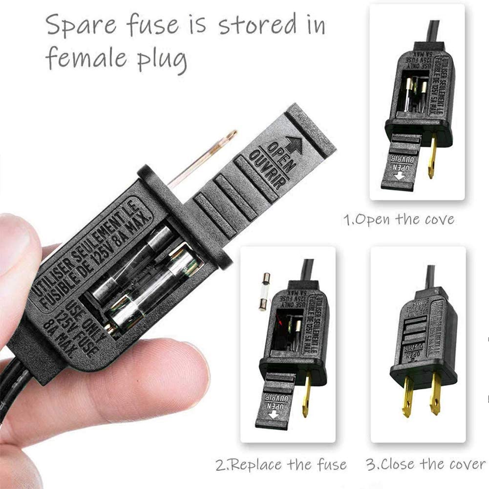 Festival Depot 10Ft Warm White Patio String Lights With 10 Waterproof G40 Globe Bulbs