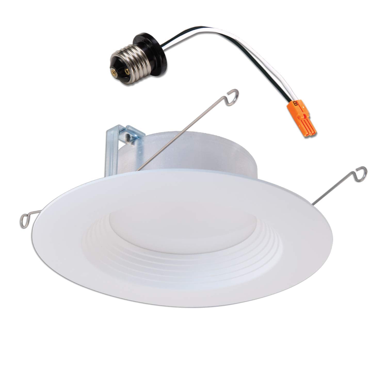 Halo 5-Inch And 6-Inch Led Retrofit Baffle Downlight, 3000K Soft White Recessed Lighting