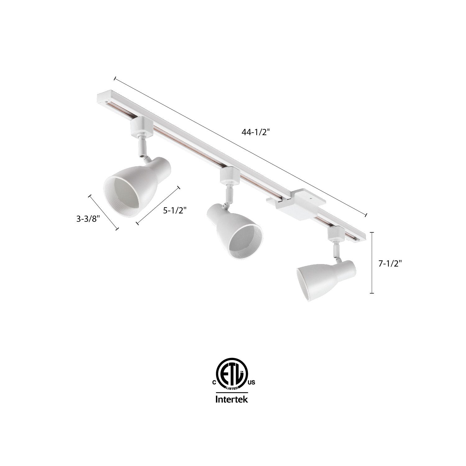 Lithonia Lighting Ltknstbf Br20 Mw M2 Step Baffle Kit Track Lighting, White