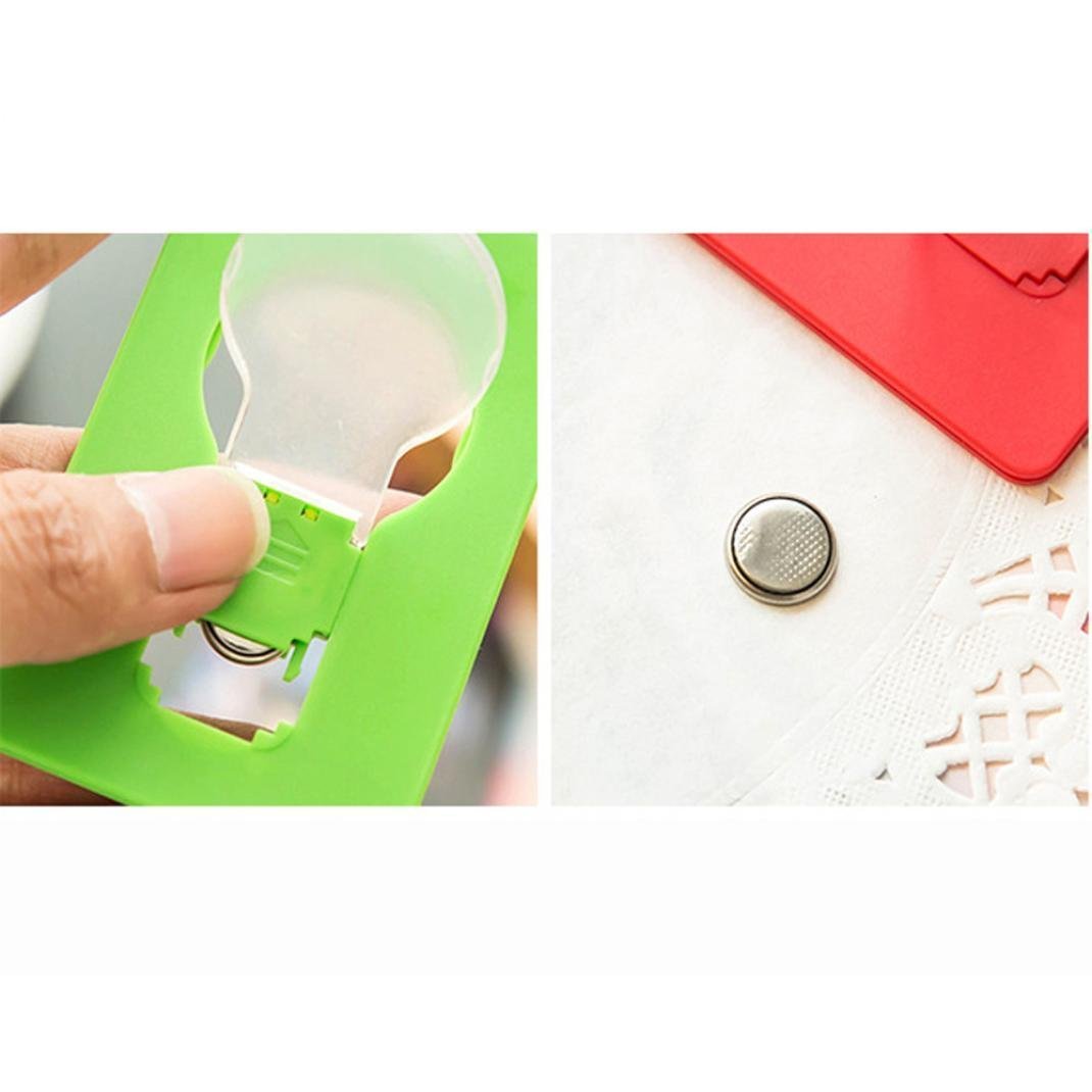 Inovat 10Pcs / 10 X Mini Led Credit Card/Portable/Card Pocket Light Bulb Lamp Christmas Card/Switch Card Sharp Led Light Bulb Gr