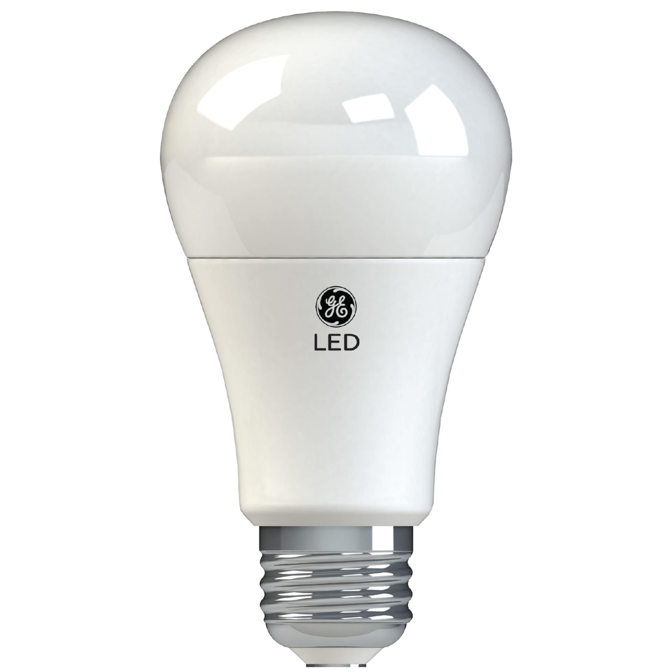 GE LED Light Bulb A19, 40W Equivalent, Daylight, 4 Pack, Plastic