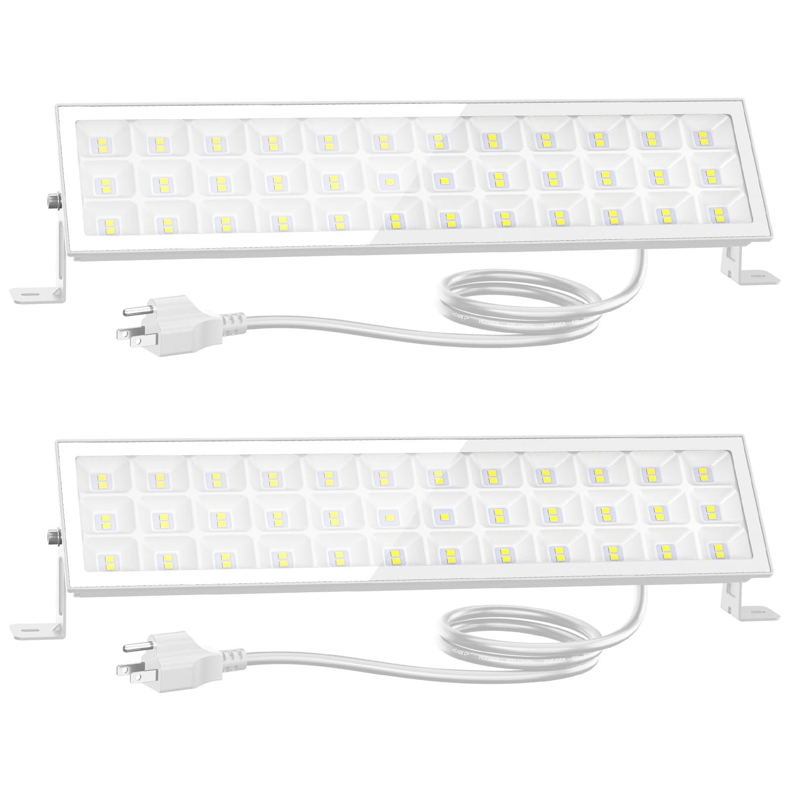 Onforu LED Shop Lights,90W 10000lm LED Work Shop Lights for Garage,6500K Daylight White Ultra Bright Garage Light with Plug,IP66