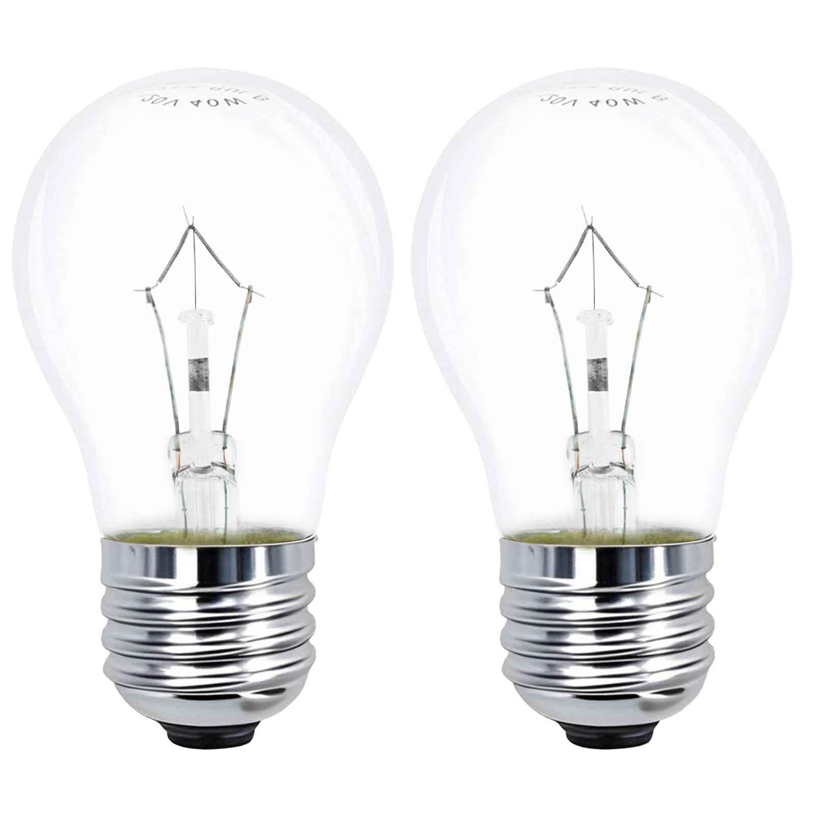 Qykavm Oven Light Bulb A15 40W Appliance Light Bulbs For Ovens/Microwaves/Range Hood/Refrigerator,High Temperature Resistance 30