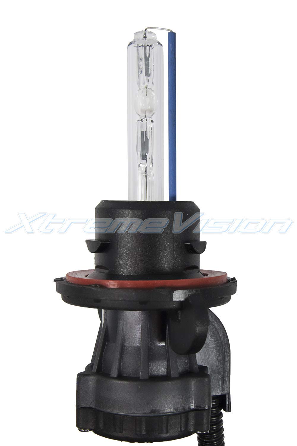 Xtremevision H13 Bi-Xenon 10K 35W Ac Xenon Bundle - Xenon Headlight Bulb With Slim Ac Ballast - 9008, 10000K Dark Blue - Xenon B