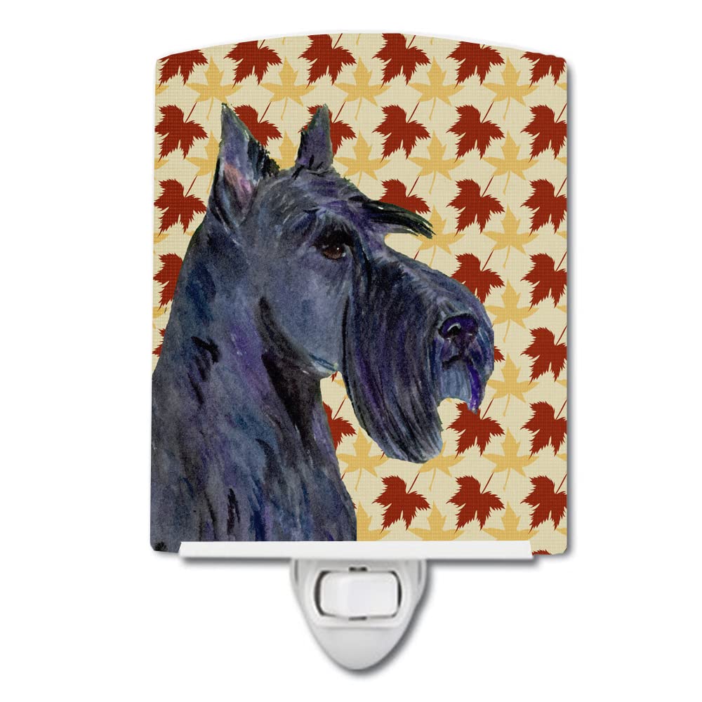 Carolines Treasures Ceramic Night Light, Scottish Terrier Design, 6x4x3in, Multicolor, Model SS4327CNL