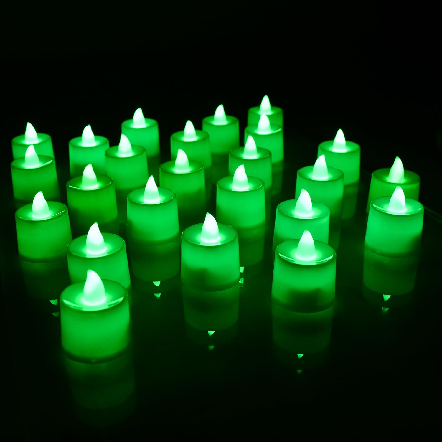 Oblivion Flameless LED Tea Light Candles for Home Decor - Perfect for Diwali, Christmas & Navratri Lighting, Battery Operated Fa