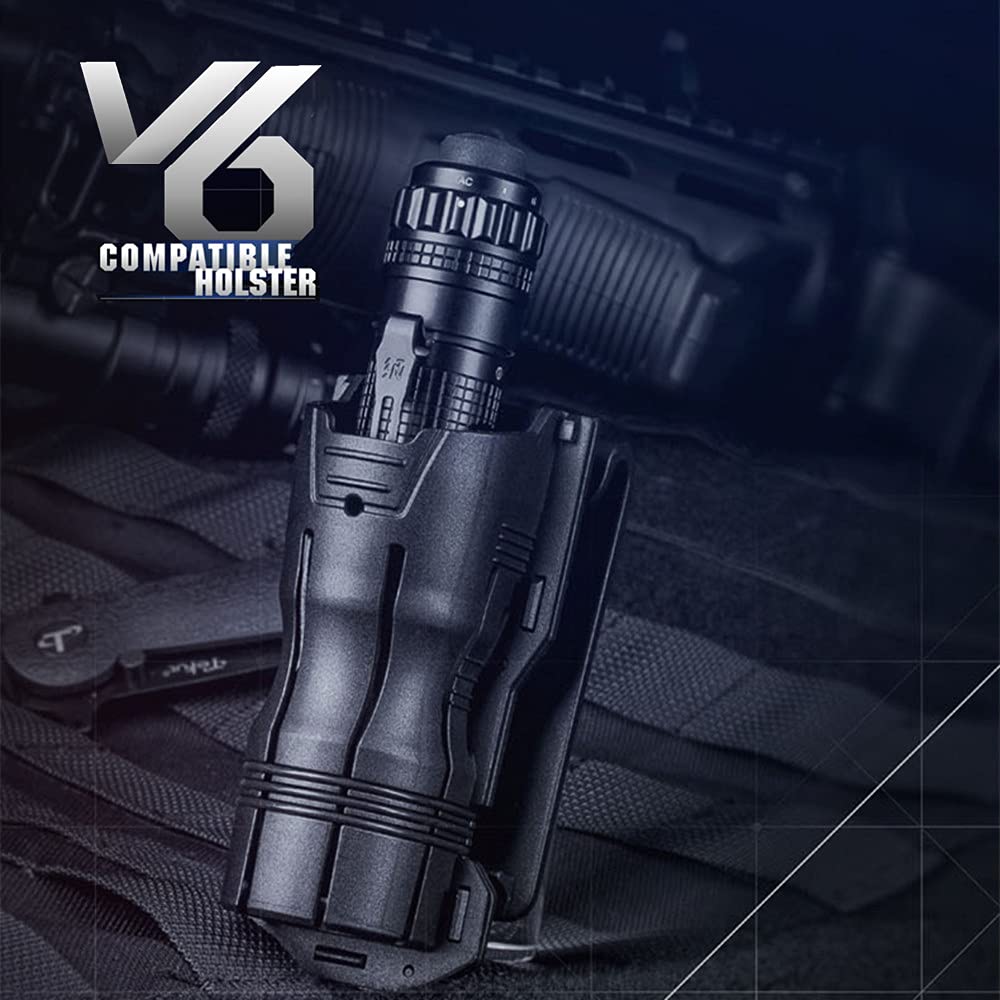 NEXTORCH Tactical Flashlight Holster 360 Rotation Compatible Holder Small Size Flashlight of Bottom Diameter Only for 26-29mm He