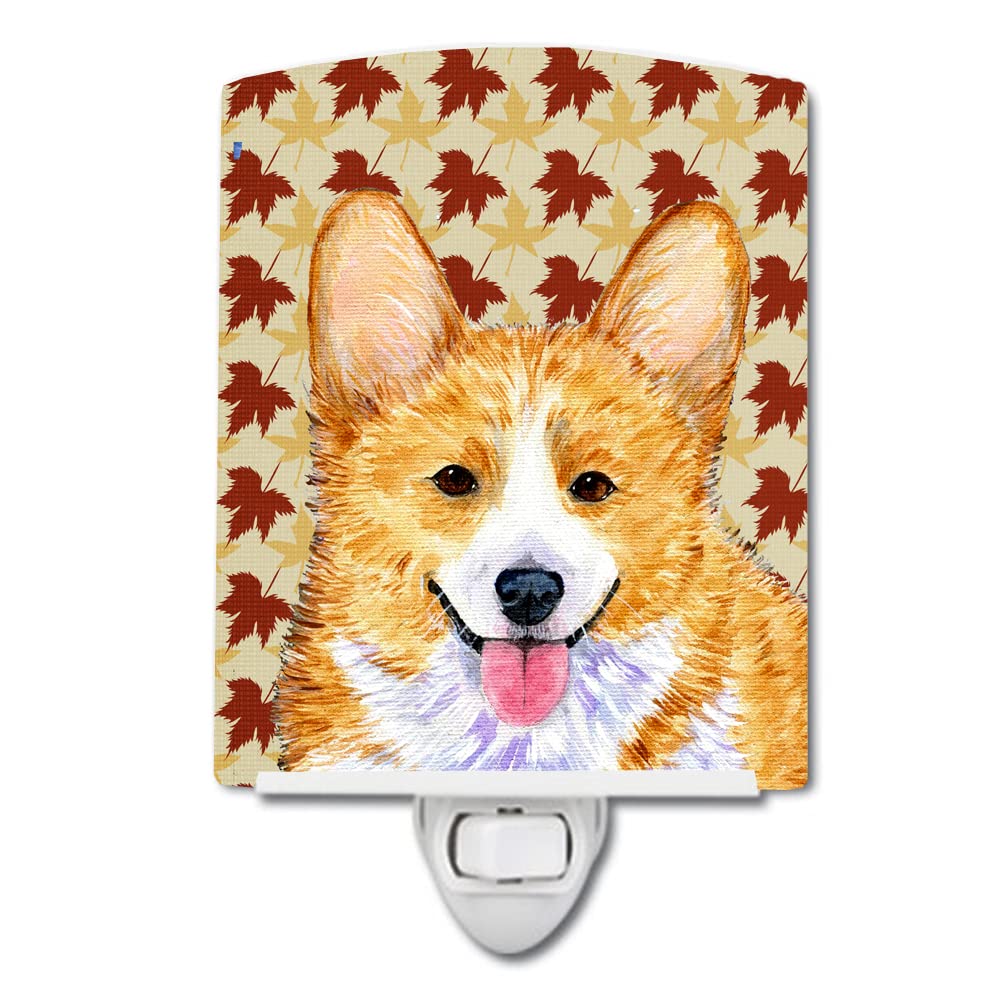Carolines Treasures Corgi Ceramic Night Light, UL-Certified, 6x4x3, Multicolor, Model SS4370CNL