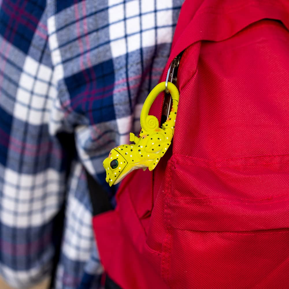 Big Discoveries LifeLight Animal Carabiner Flashlight - Fun Mini Animal Keychain Flash Lights for Kids, Adults, Nurses, Camping