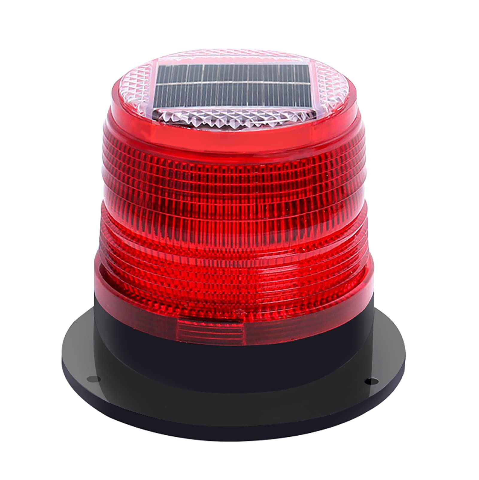 RISOON Solar Strobe Warning Safety Flashing Light/Ceiling Strobe Light, with Strong Magnetic Base Waterproof for Construction, T