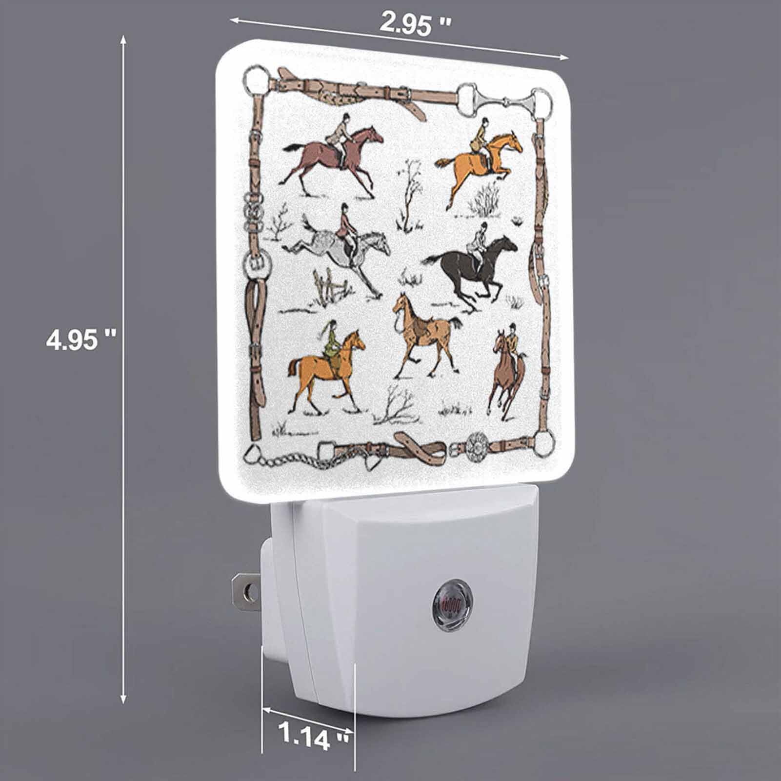 Chrobak LED Night Light, Equestrian Sport, Energy Efficient, Model WML-Night-Light-231023-161, White