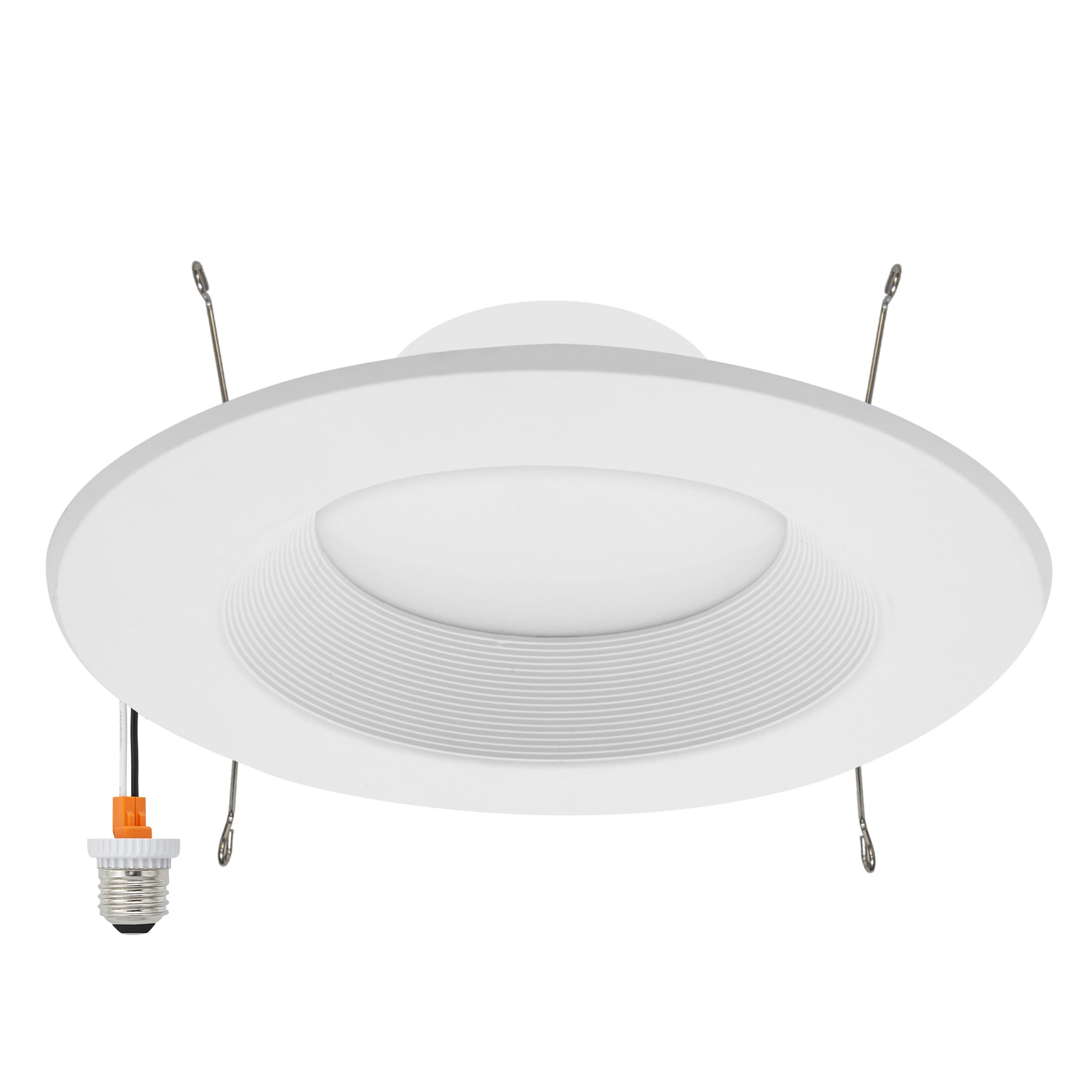 Maxxima 5 in. & 6 in. 5 CCT Retrofit Recessed LED Downlight - 1300 Lumens, E-26 Quick Connect, Dimmable, Color Selectable 2700K-