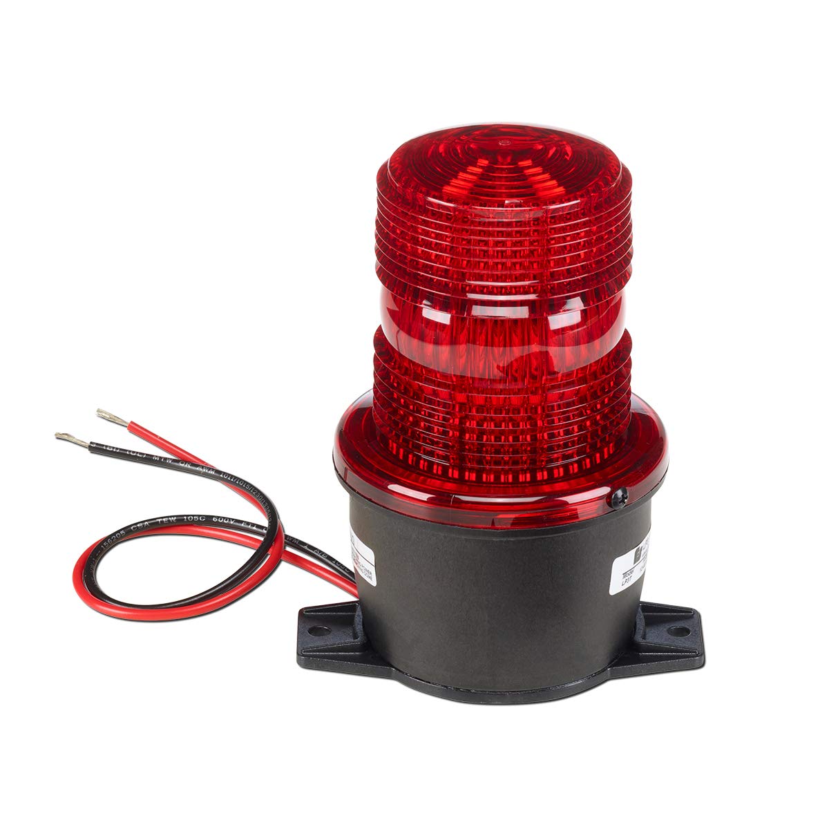 Low Profile Warning Light, Strobe, Red