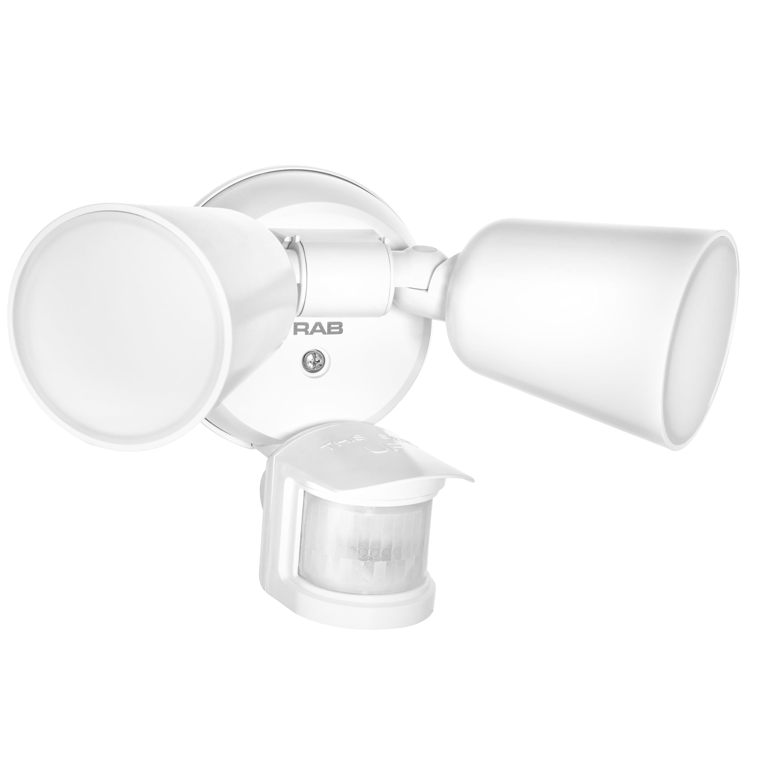 RAB Lighting LU160 Luminator Motion Sensor Outdoor Lights - Flood Light for Security - Outside Dusk to Dawn Photocell, 3000k-500