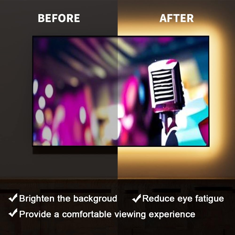 Zslaifu Usb Led Light Strip  16.4Ft 5V Warm Led Strip Lights  Dimmable Mirror Led Lights Strip  Usb Light For Bedroom  Cabinet  Kitchen  Diy Lighting (Power Adapter Not Included)