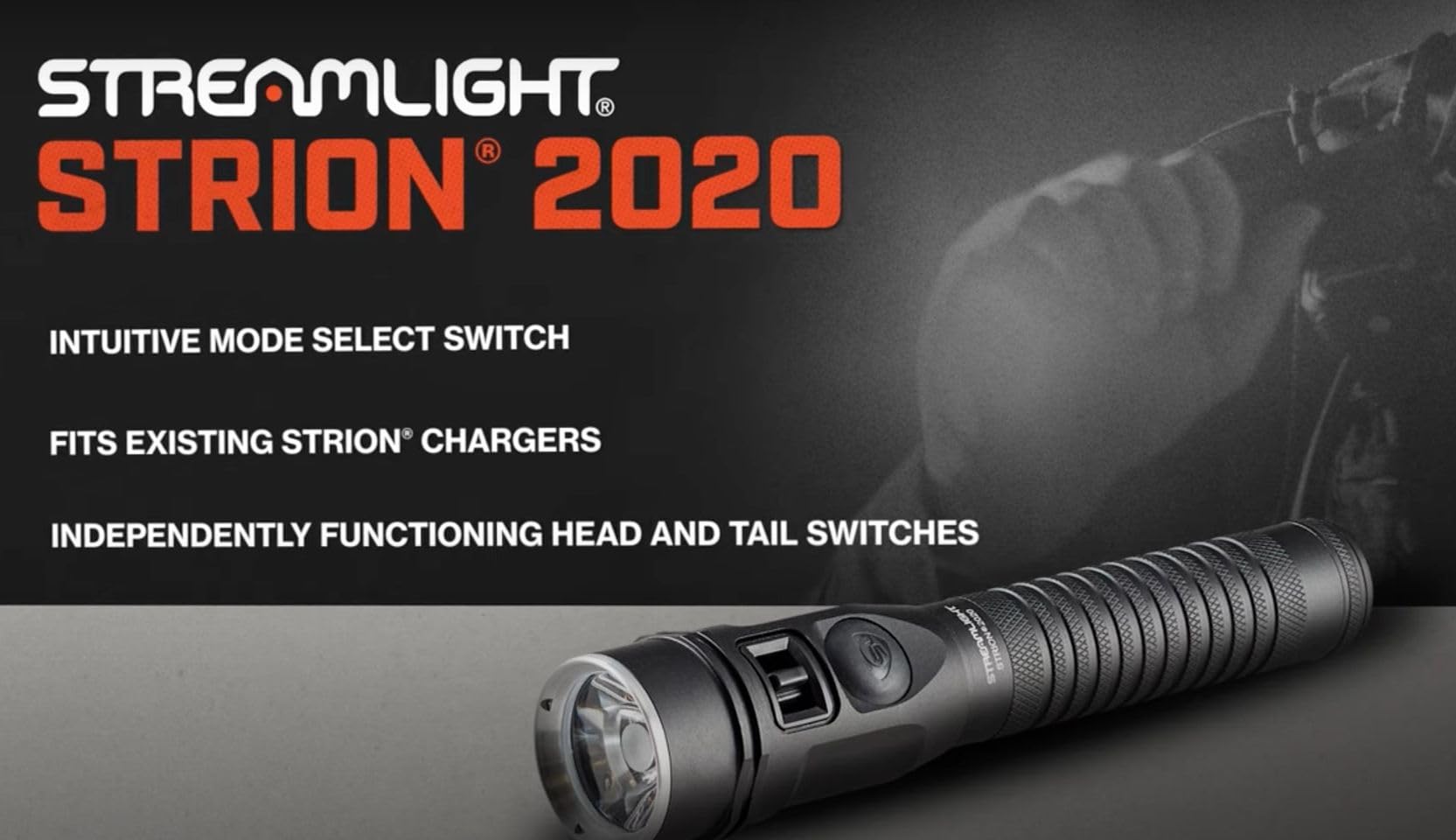 Streamlight 74431 Strion 2020 1200-Lumen Rechargeable Led Flashlight Includes 120V/100V Ac/12V Dc Charging System And Holder, Bl