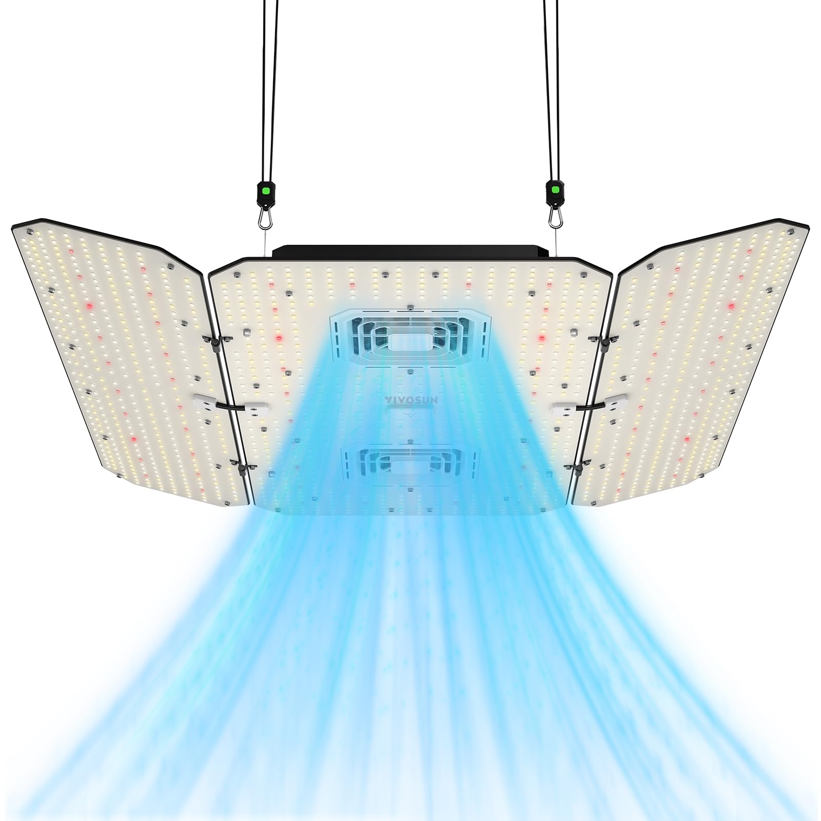 Vivosun Aerolight Wing Aw400Se, Led Grow Light 400W With Integrated Circulation Fan, App Compatible, Used With Growhub Controlle