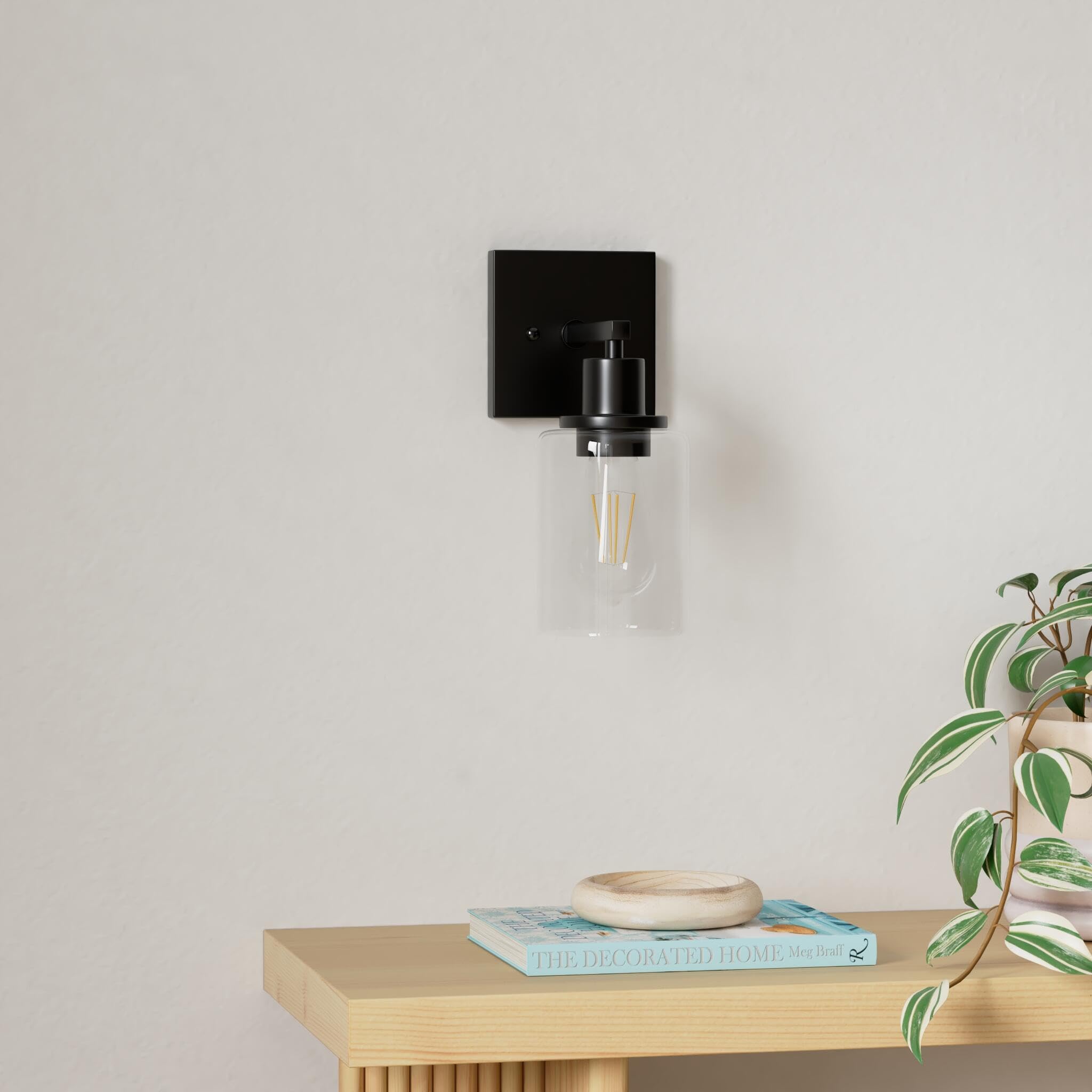 Sangfor Wall Sconce,Matte Black Wall Sconces Set Of Two,Sconces Wall Decor Set Of 2,Vanity Wall Lights,Wall Sconces,Sconces Wall Lighting For Living Room