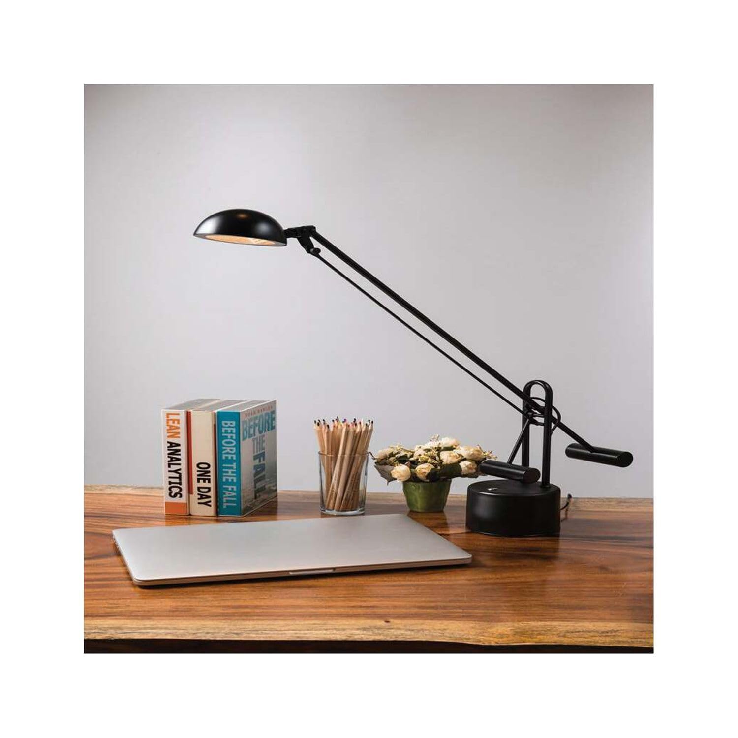 Lite Source LS-306BLK LED Desk Lamp, 29-Inch, Metal, Black