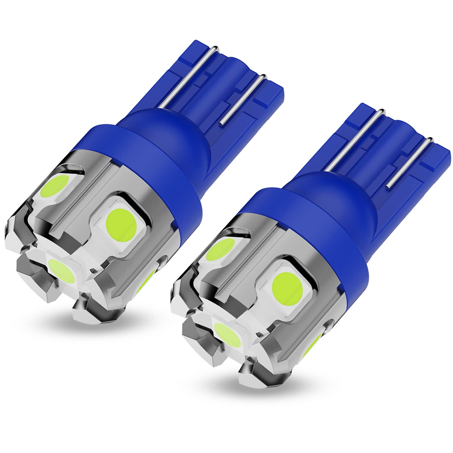 Phinlion 194 168 Led Bulb Ice Blue Super Bright 2825 W5W T10 Wedge 6-Smd 3030 Chipsets Led Replacement Bulbs For Car Interior Do