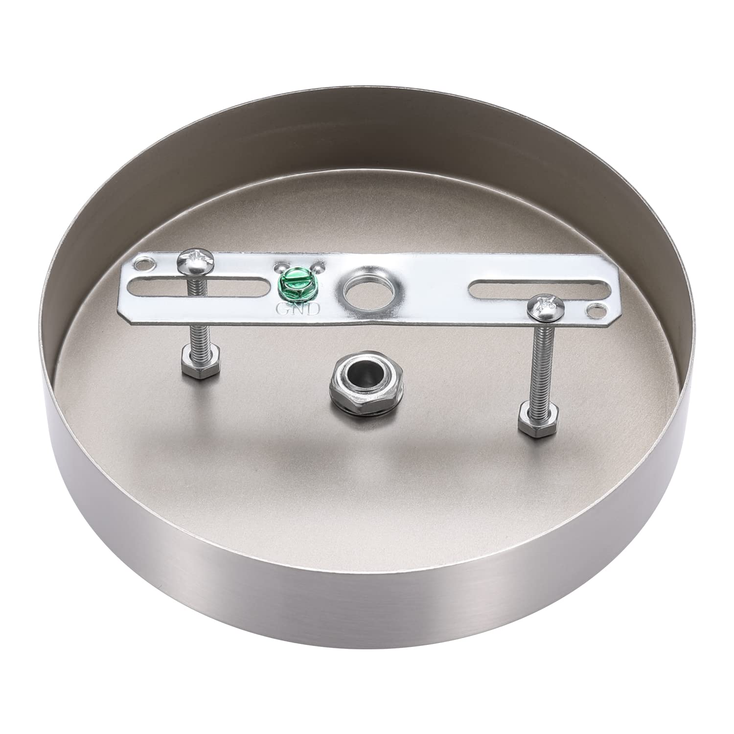 Canomo Ceiling Lighting Canopy Kit, 5.125 Inch Pendant Plate, Satin Nickel, Model: Canopy-nickel, All Mounting Hardware Included
