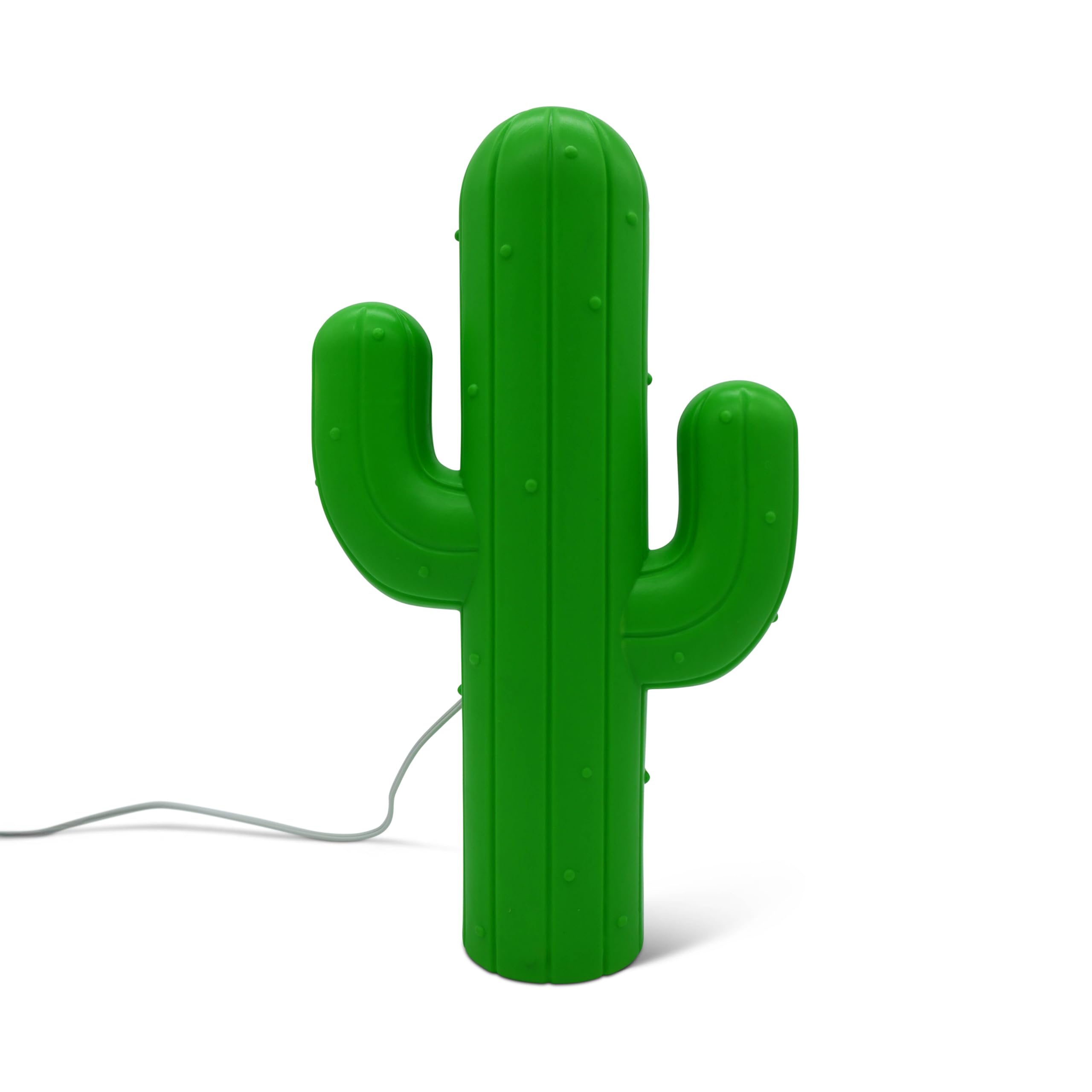 Goofballs 15.5-Inch Lighted Cactus Novelty Blow Mold Light - Indoor/Outdoor Display  Unique Yard Art with Plug-in Lights