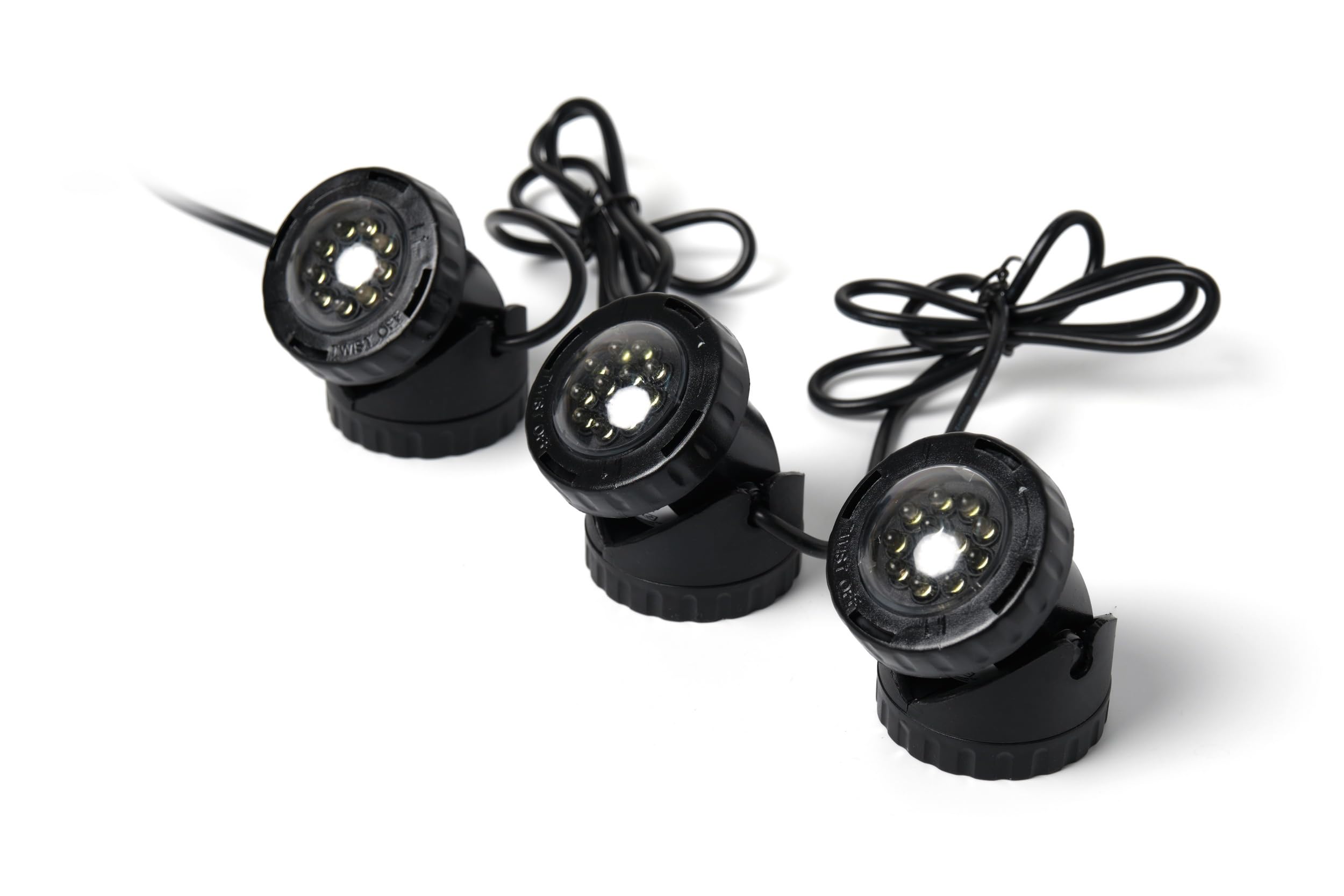 Jebao Pl1Led-3Ps Submersible Led Pond Light With Photocell Sensor, 4 Colors, 2.