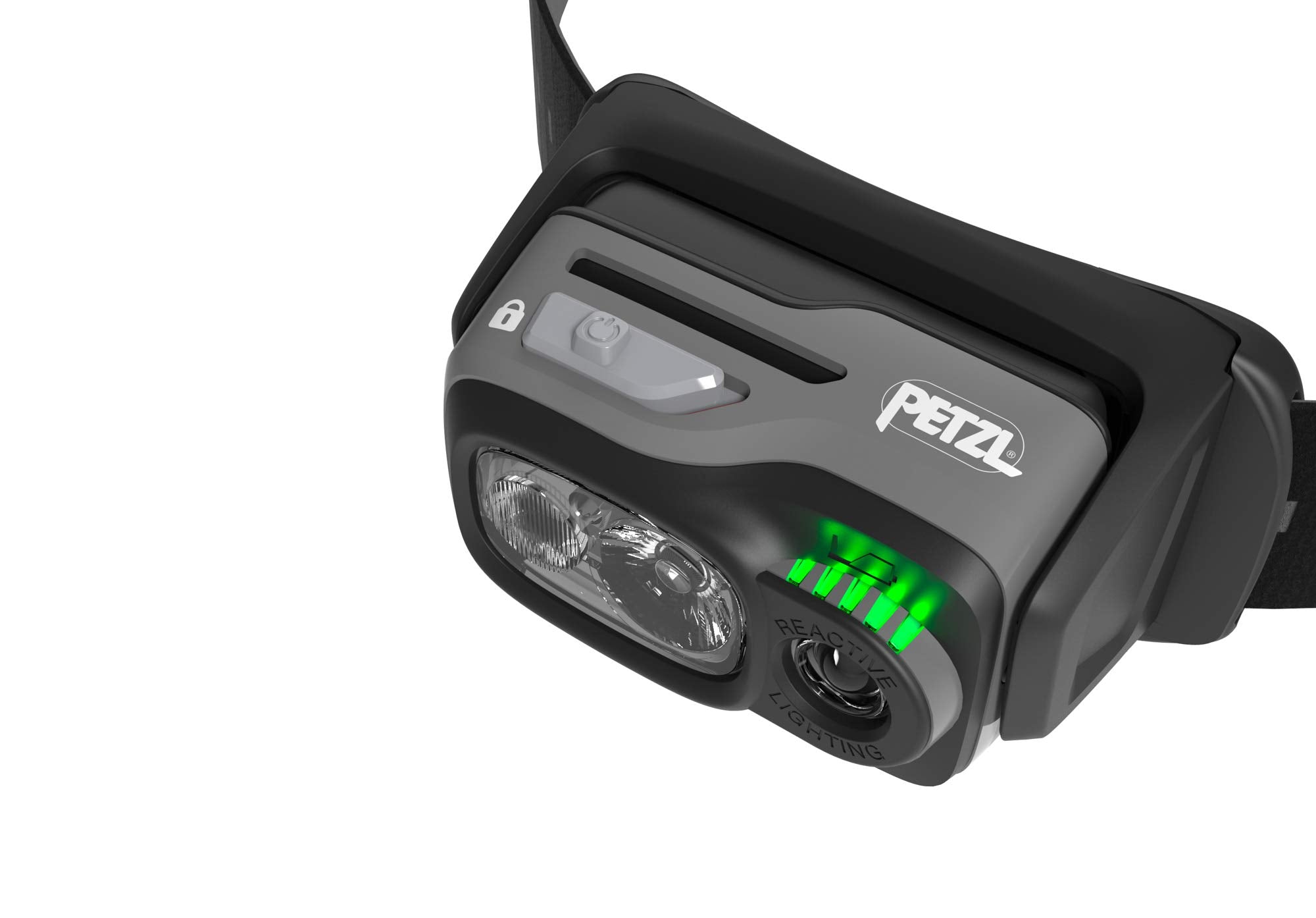 PETZL SWIF RL Pro Lamp E810AA00, Plastic, One Size, Black