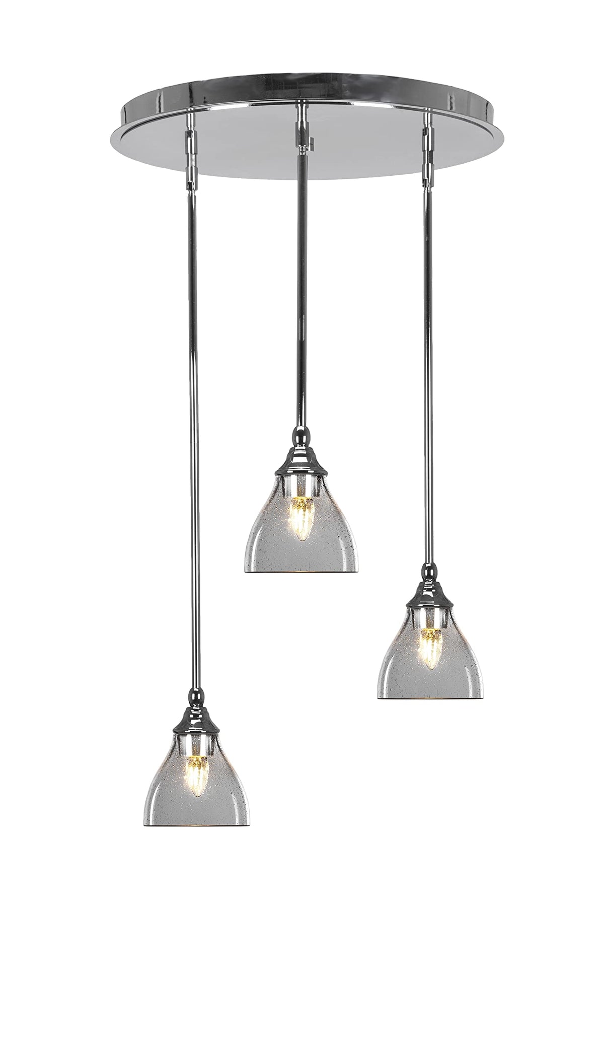Empire 3 Light Cluster Pendalier in Chrome Finish (2183-CH-4760)