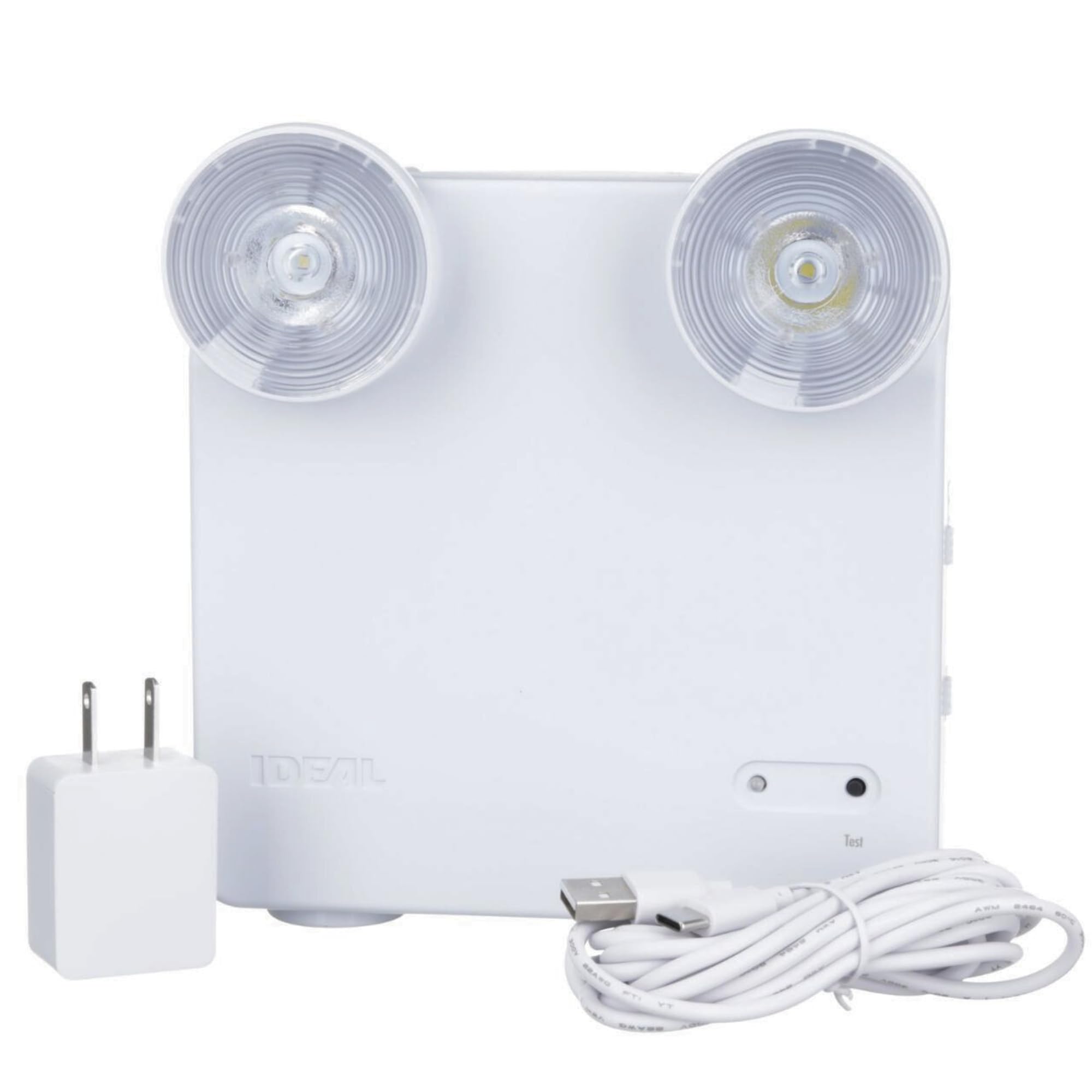 Ideal Security Rechargeable LED Power Failure Light, Adjustable Heads, up to 48 Hours, 80-140 Lumens, Emergency Light for Home, 