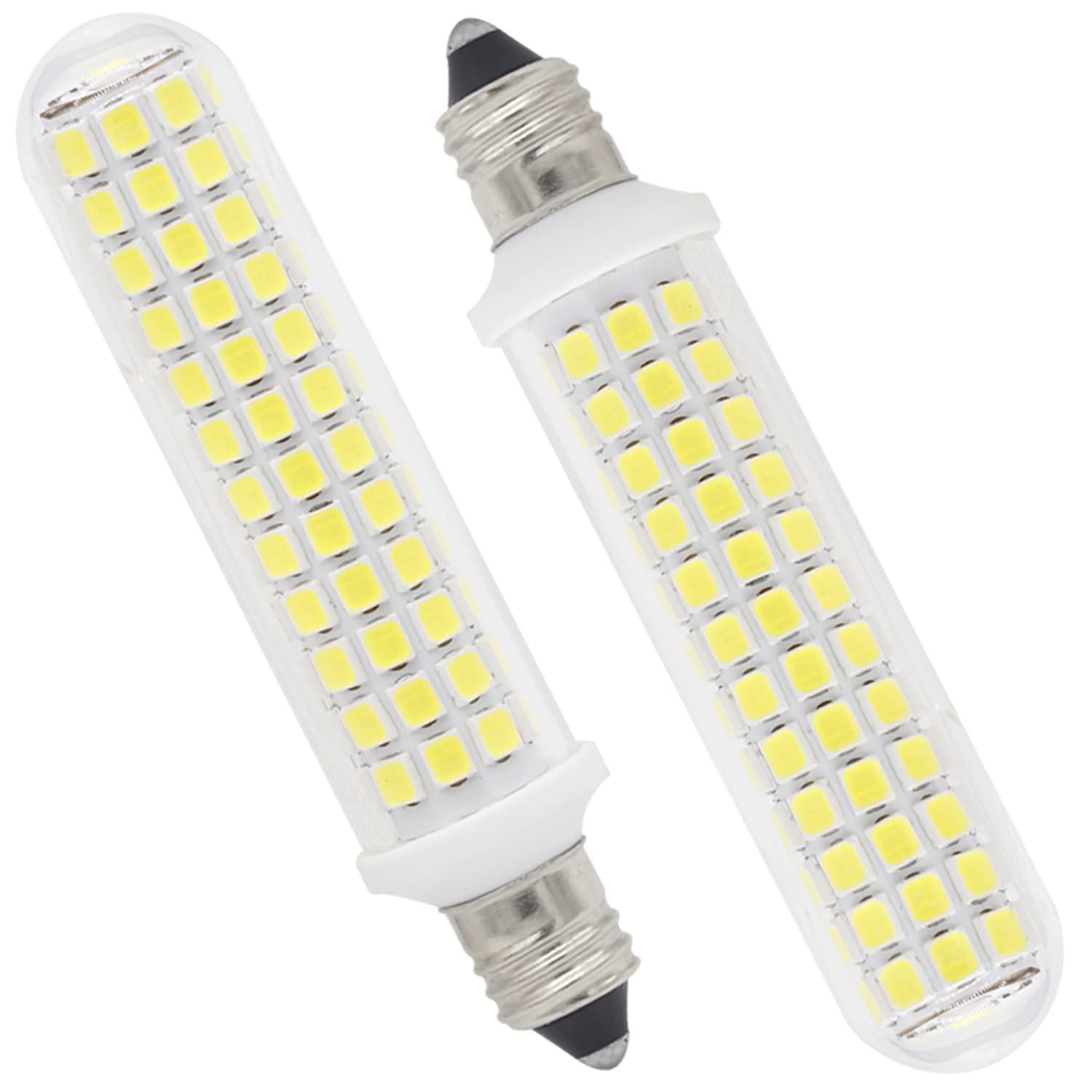 strico JD E11 Led Bulb 120V 100W Halogen Bulbs Equivalent, T3 T4 Mini Candelabra Base JDE11 Bulb for Ceiling Fan, Cabinet Lighti