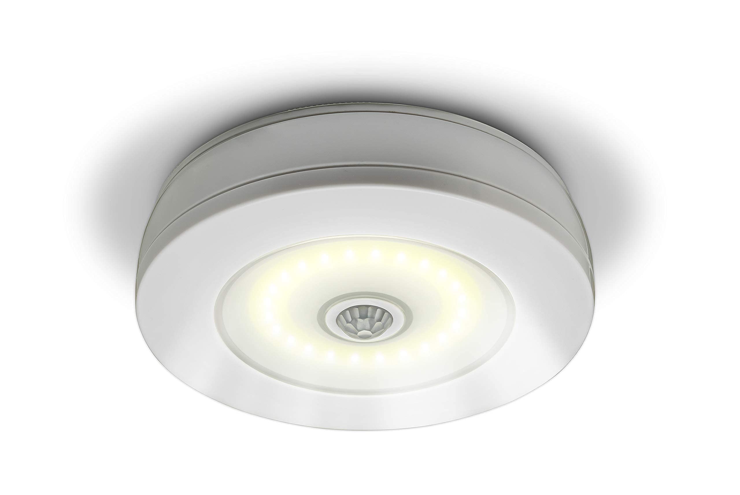 Sensor Brite Wireless Motion-Activated LED Light, Overlite Size, White, Stick Anywhere, Ceiling/Wall Mount