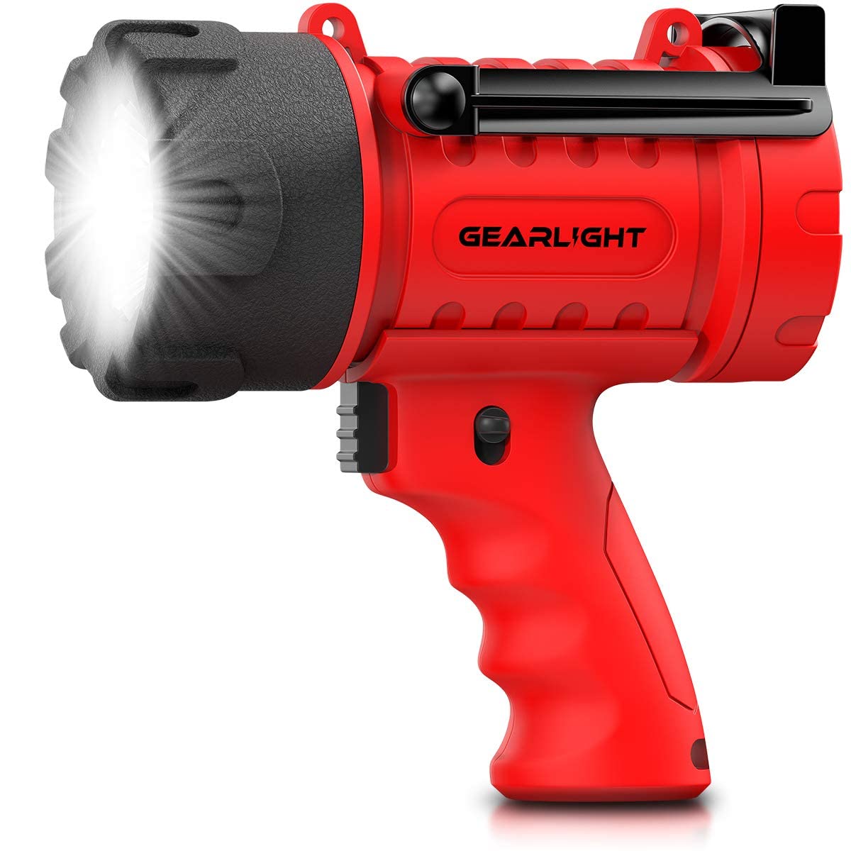 GearLight LED Spotlight Flashlight, Battery Powered Handheld Spot Light (AA Batteries, Batteries Not Included), Waterproof Heavy