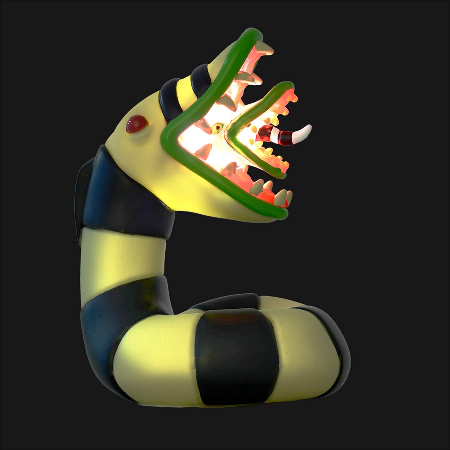 Robe Factory Beetlejuice Sandworm LED Mood Light | Mood Lighting Beetlejuice Figures | Collectible Beetlejuice Worm Mood Lamp |