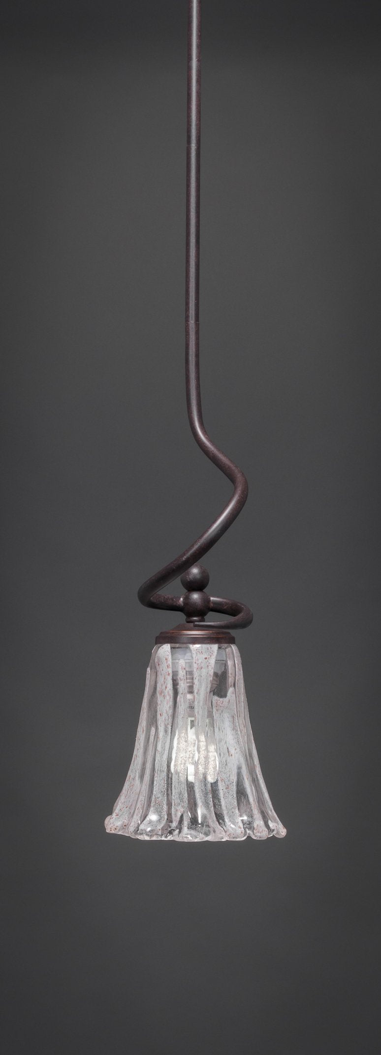 Capri 1 Light Mini Pendant in Dark Granite (901-DG-729)