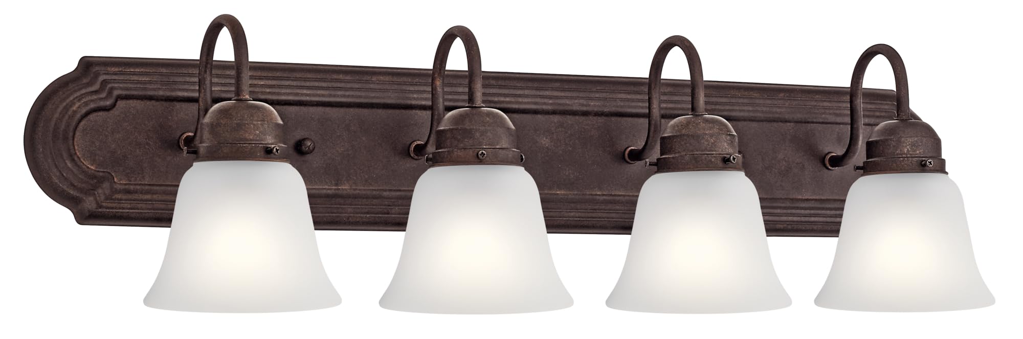 Kichler 5338Tzs Vanity, 4-Light 400 Total Watts, Tannery Bronze,12.25X7.50X4.50, 30''
