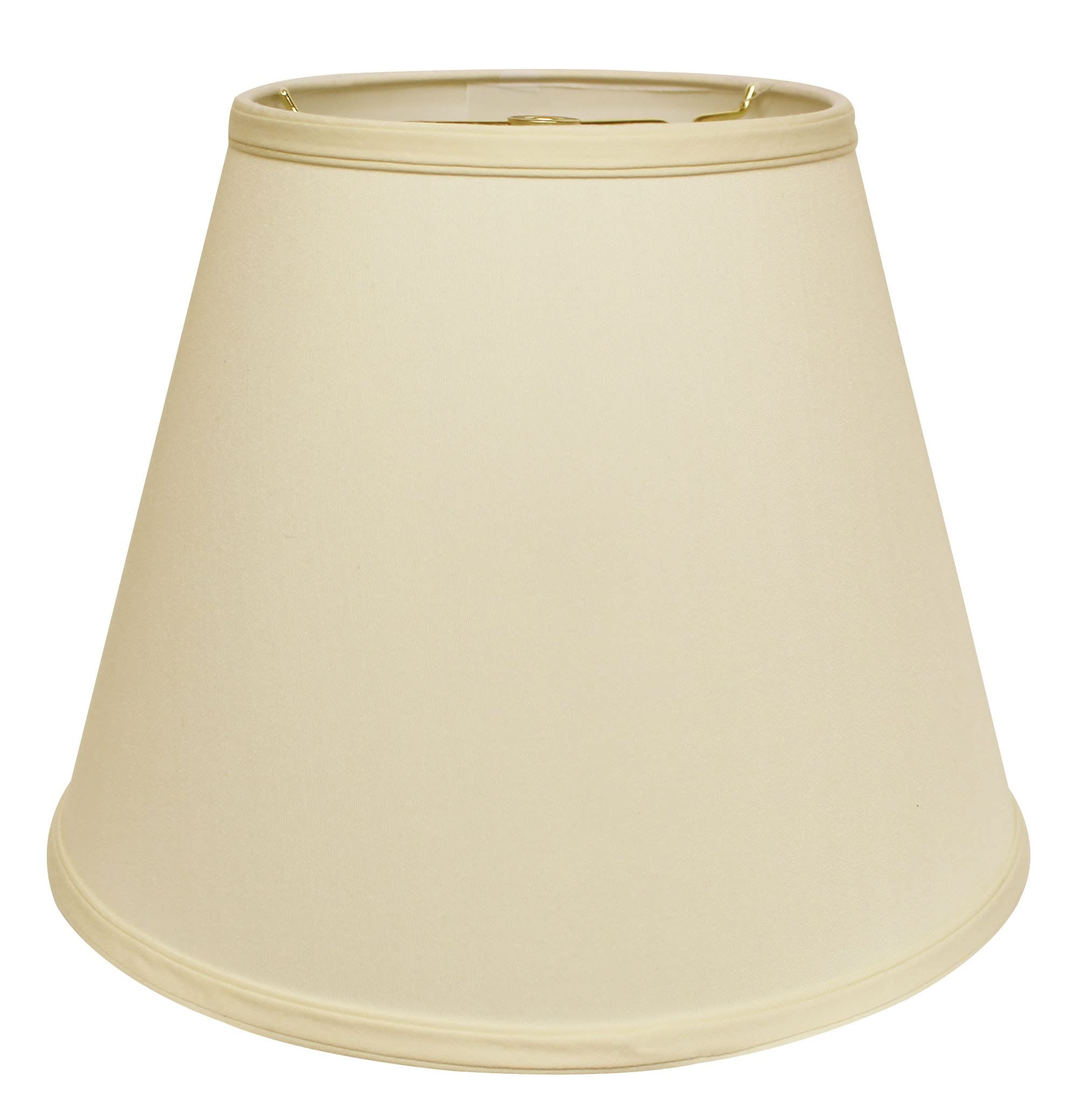 16&quot; Ivory Empire Deep Slanted No Slub Lampshade