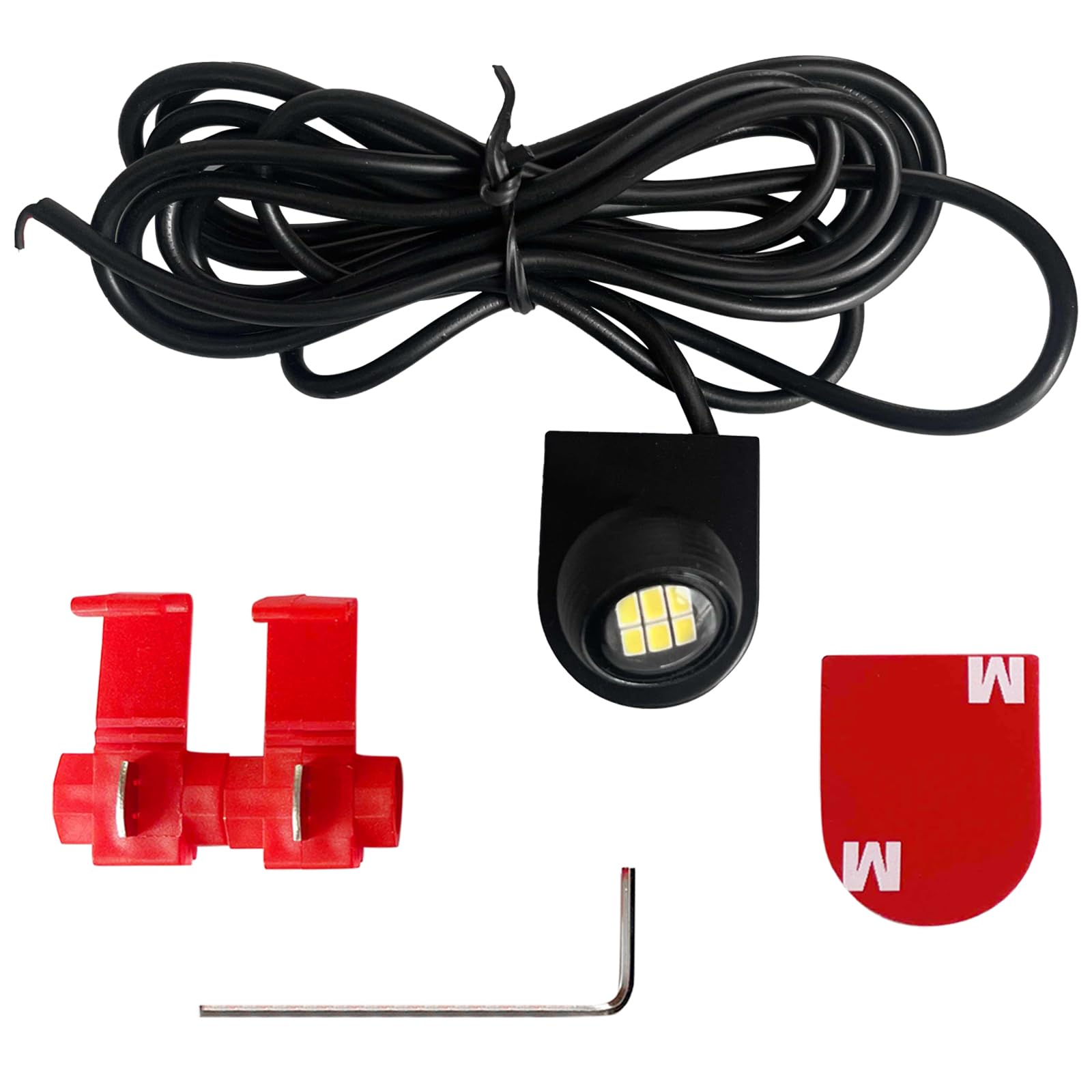 Luyed Auxiliary Back Up Parking Reverse Led Light Bulb 1200 Lumens 6500K White 3020 6-Ex Led Chipsets Enhances Night Performance Led Tail Light Camera Illumination For Car Automotive