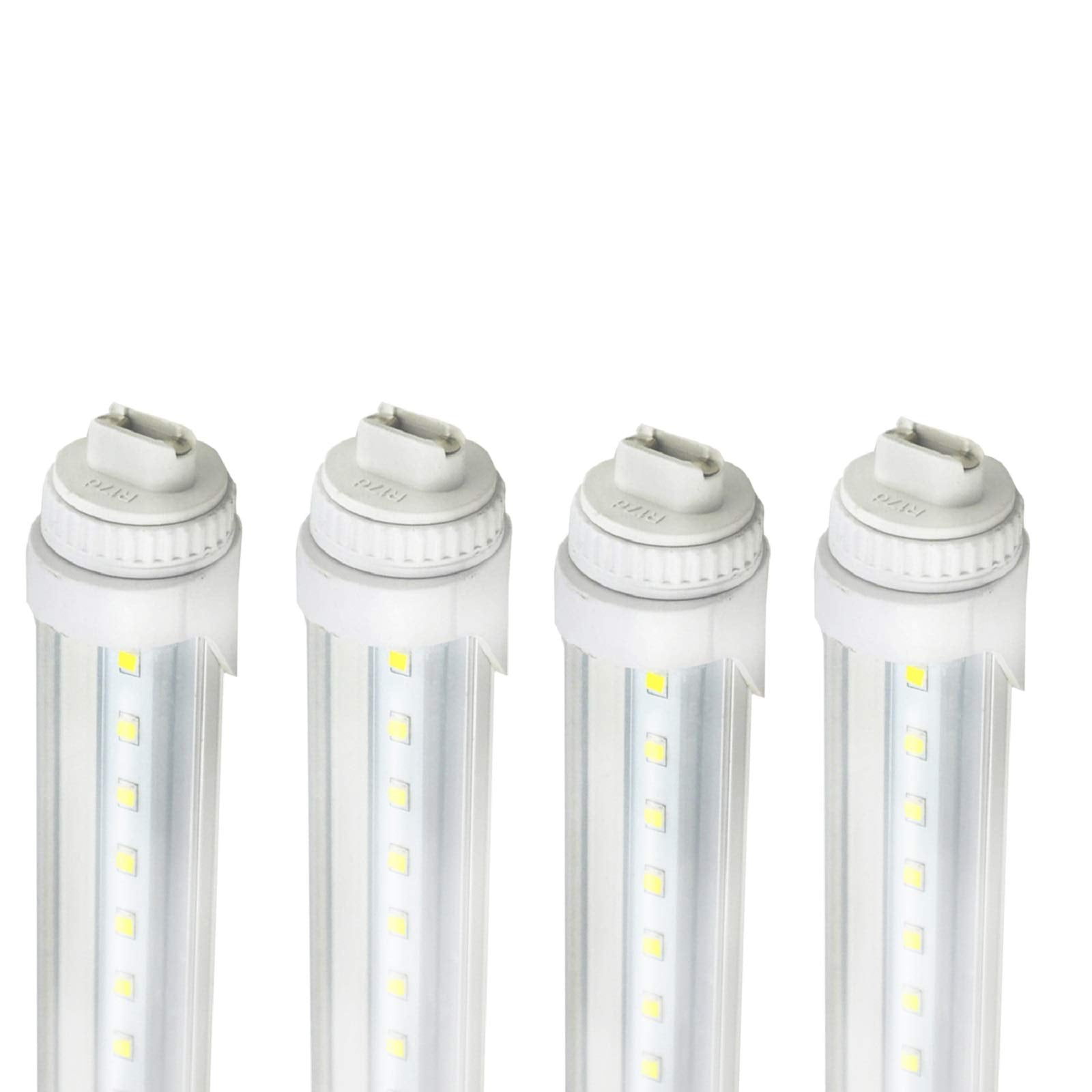WYZM R17D LED Tube Light 20W F48T12/CW/HO 4-Pack 5500K White Color