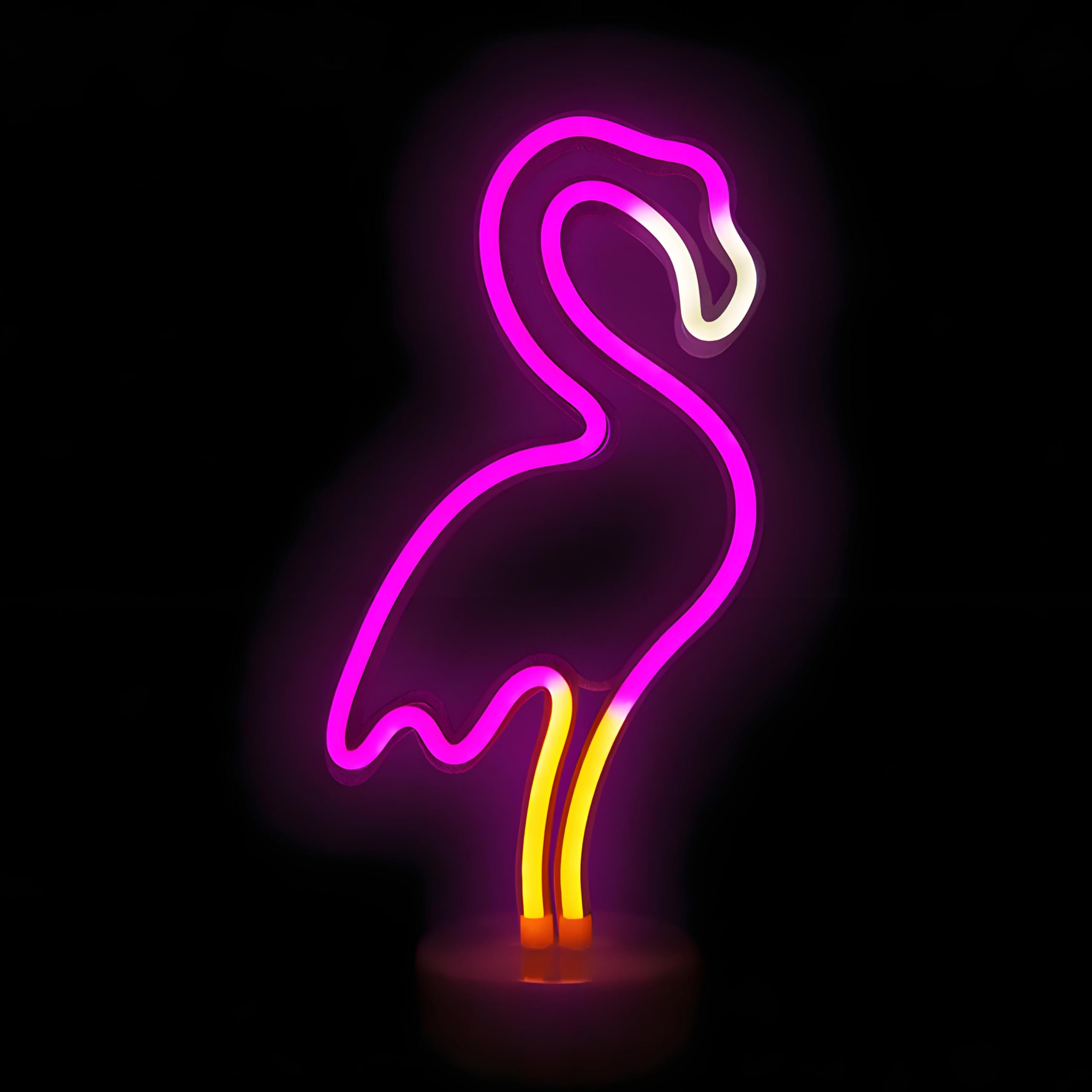 Flamingo Neon Signs Led Light Wall Lamp Home Decor Battery/Usb Powered Led Pink Neon Signs Animal Night Light For Bedroom Birthd
