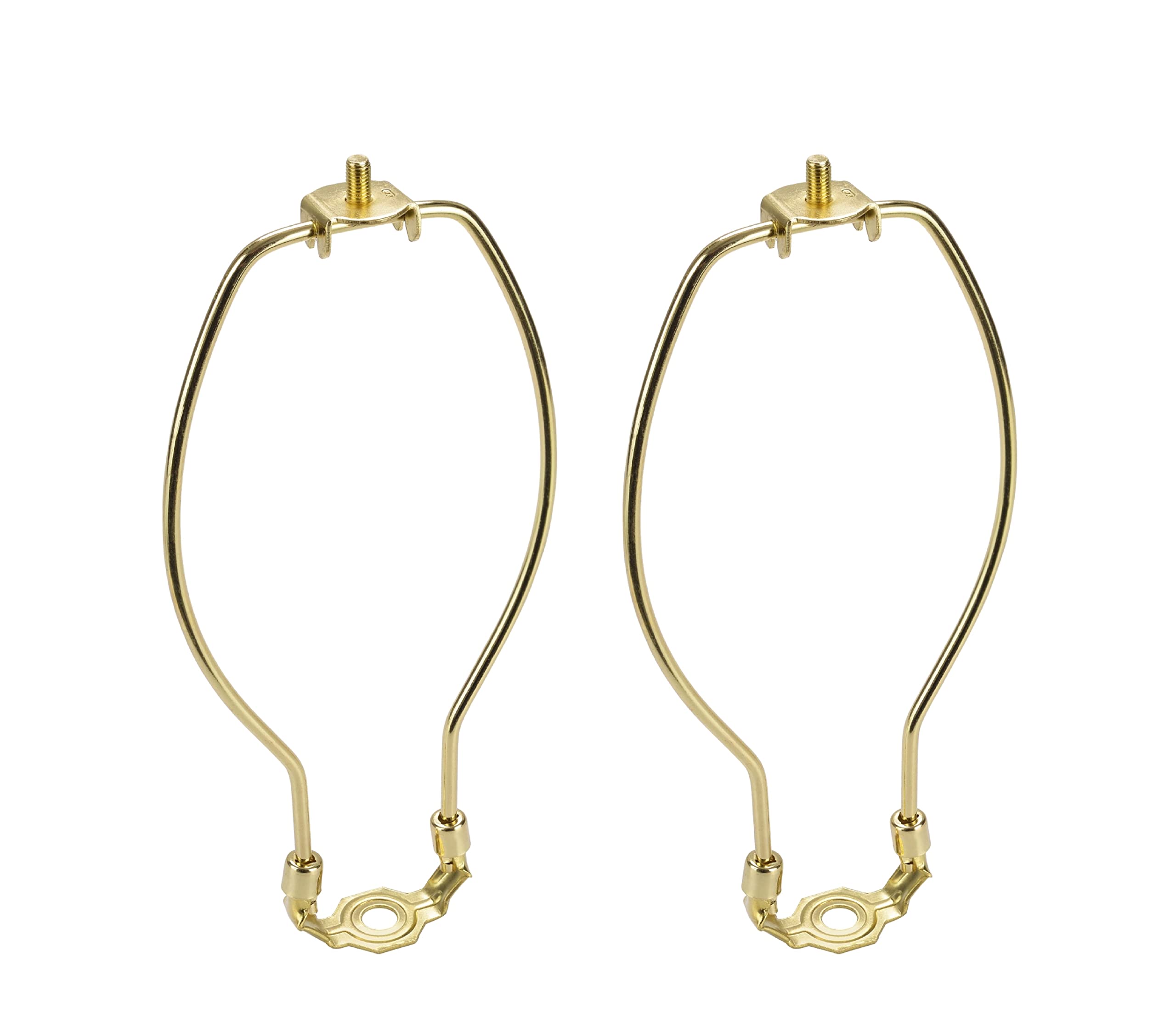 Aspen Creative 20005-12 7 Lamp Harp with Saddle Finish, 2 Pack, Polished Brass