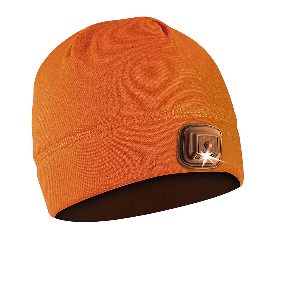 Panther Vision POWERCAP LED Hat Light 150 Lumens Fleece Beanie One Size Blaze Orange Model HLBR-9541