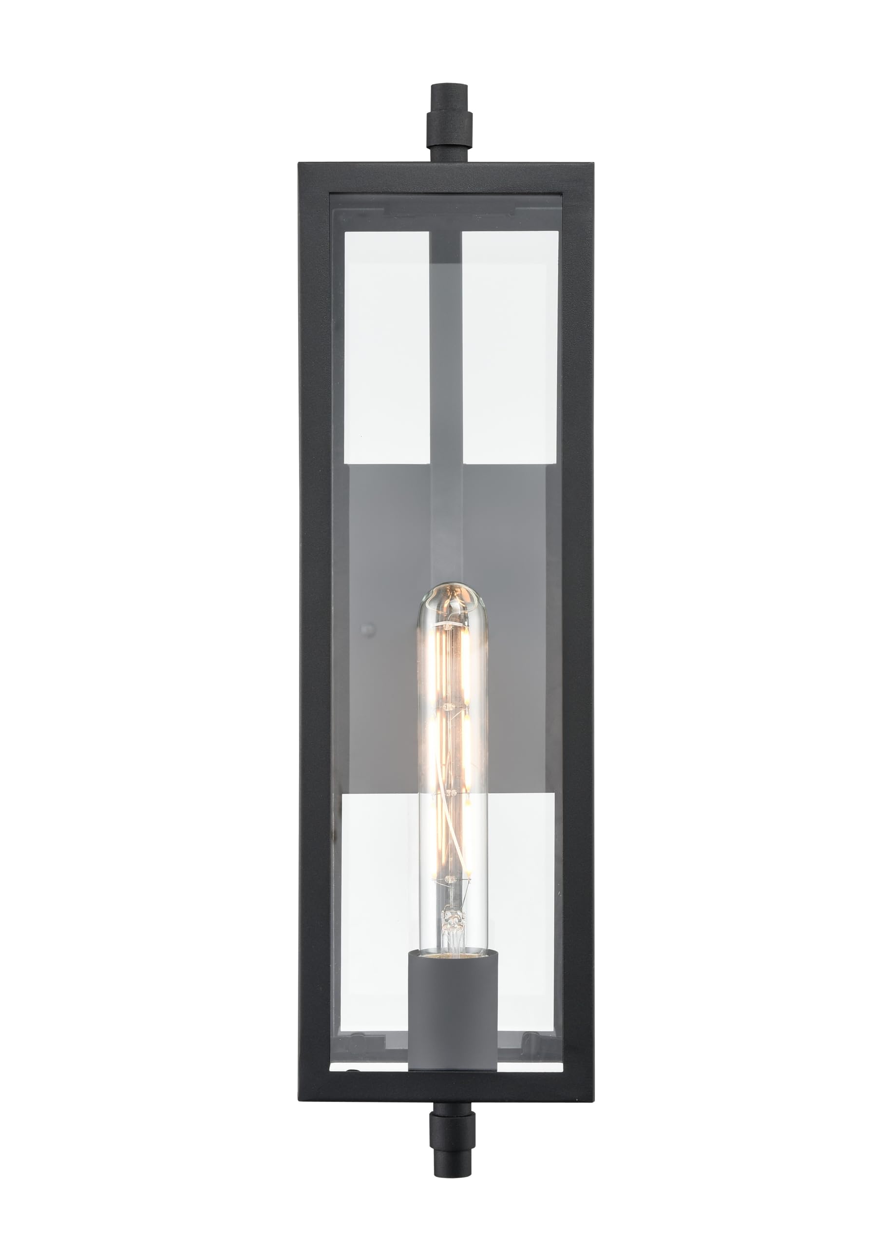 ML Lighting 230101-TBK Messi 1-Light Outdoor Wall Sconce in Textured Black Finish