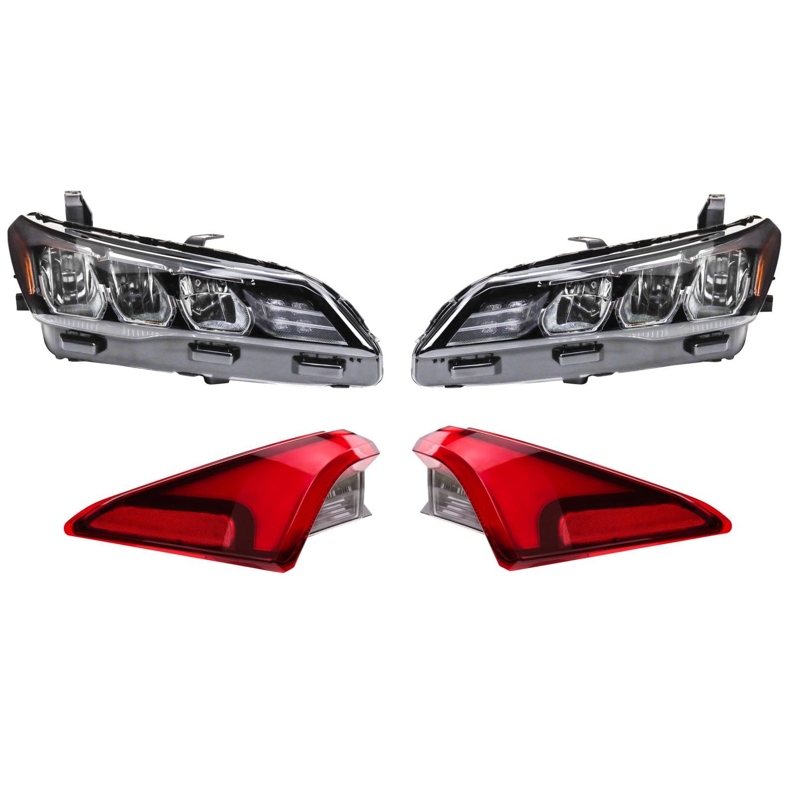 TRQ Lighting Kit TO2502270 TO2503270 TO2804145 TO2805145 Compatible with 2019-2020 Toyota Avalon